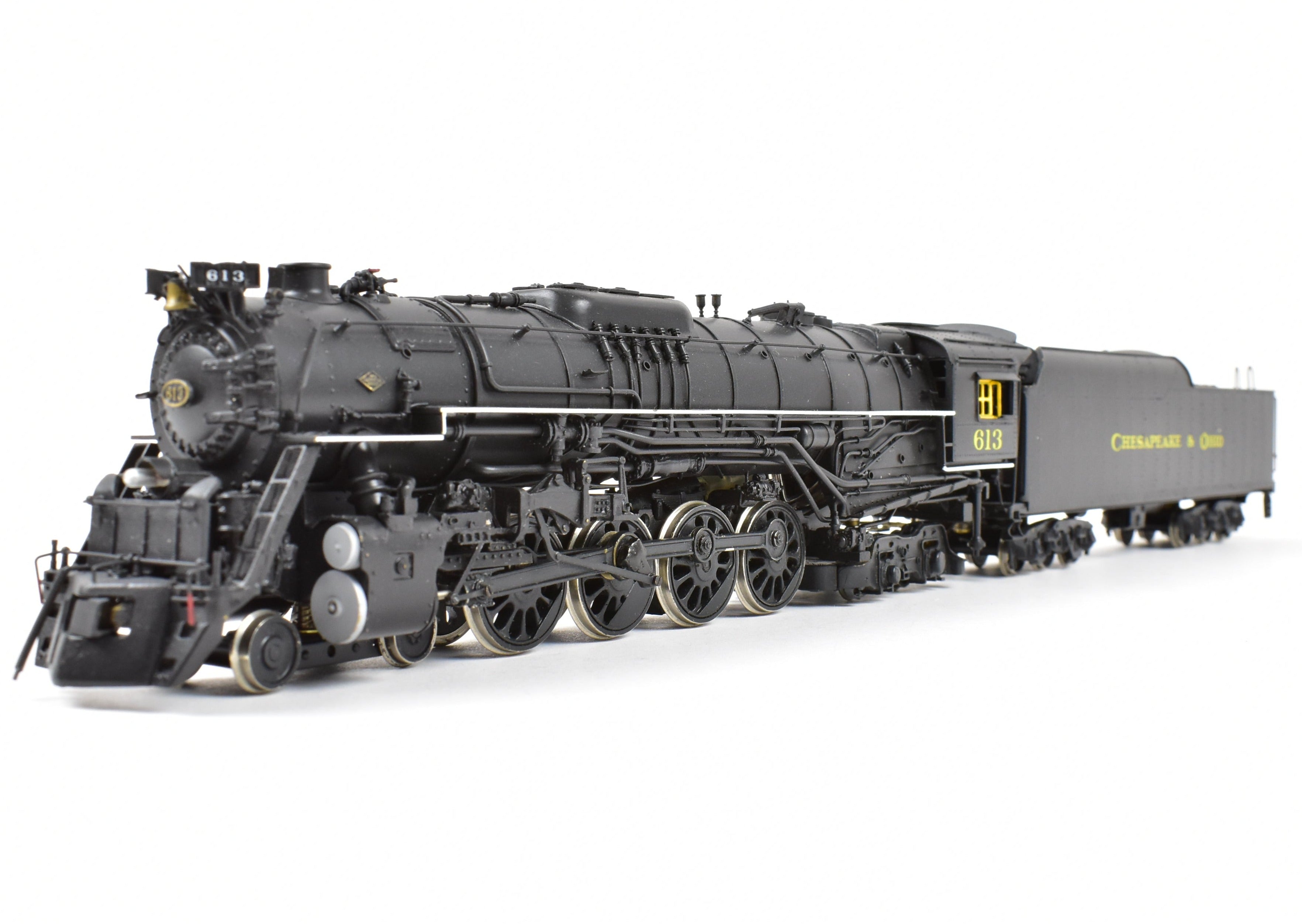 HO Scale Brass Gem C&O Chesapeake & Ohio 4-8-4 J-3a No. 613 Custom Painted