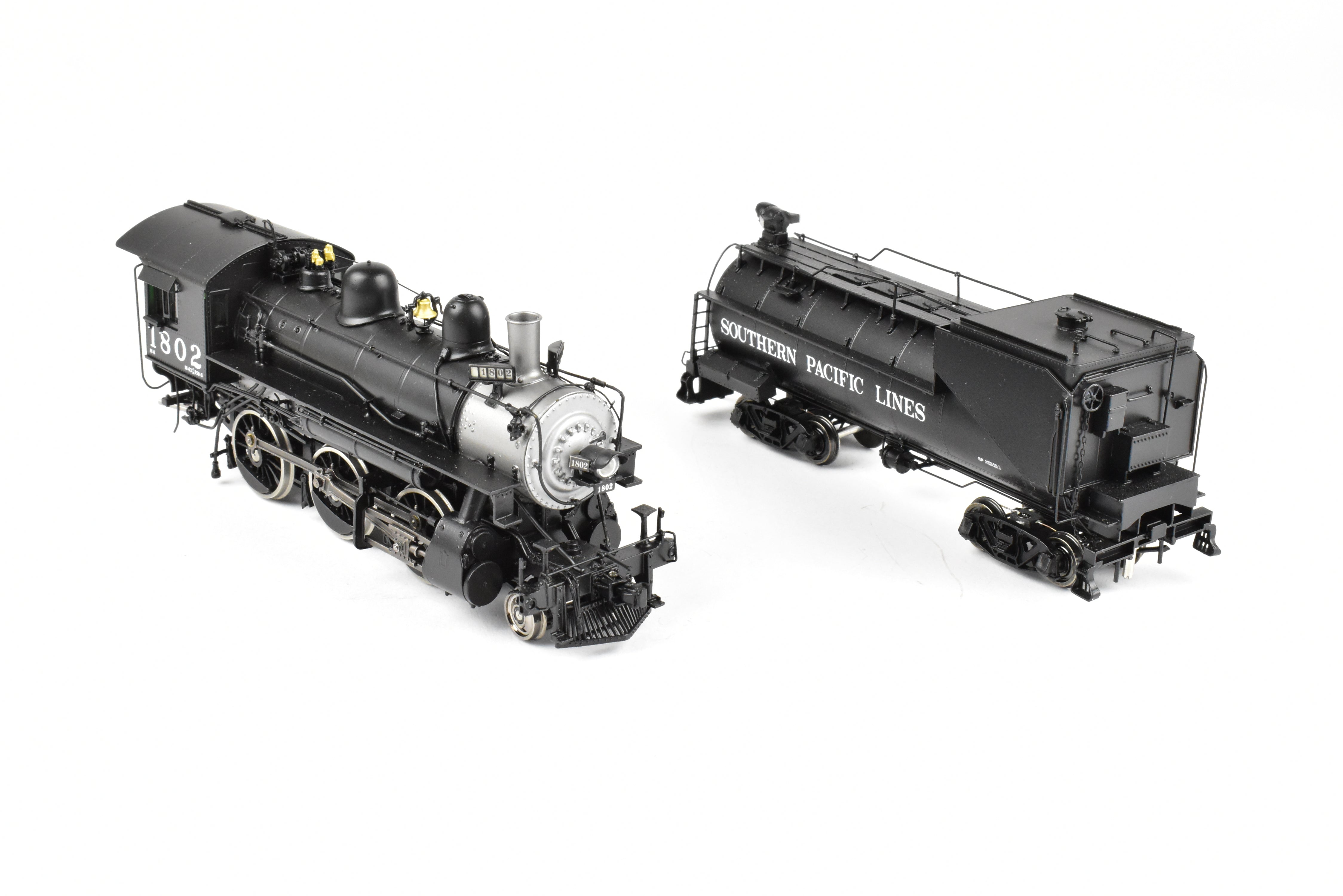 HO Scale Brass Precision Scale Co. Southern Pacific M - 6 Class 2 - 6 - 0 Factory Painted Locomotive No. 1802