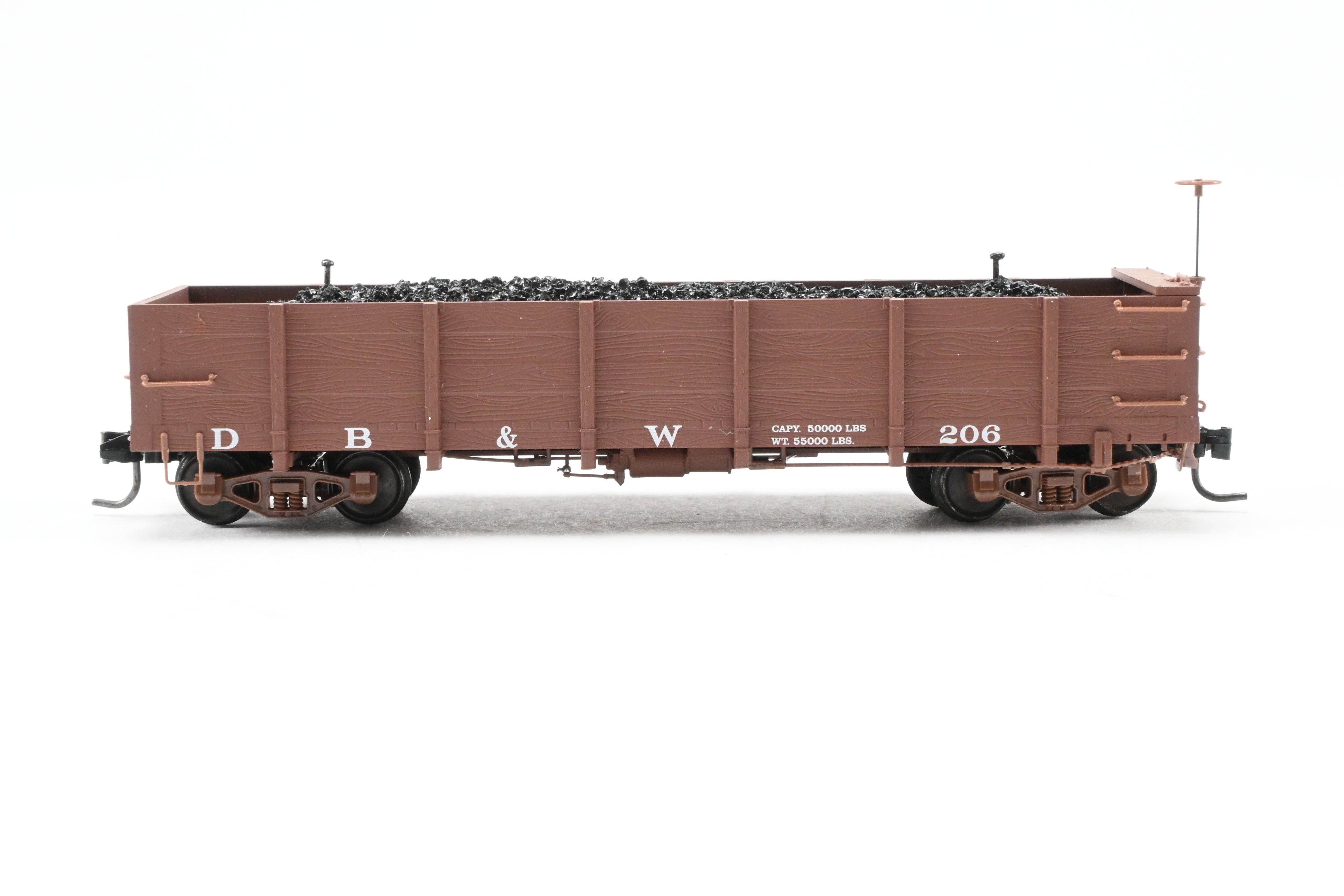 HOn3 Scale Micro-Trains Denver Boulder & Western (DB&W) 30-Foot Gondola Model with One Step Missing