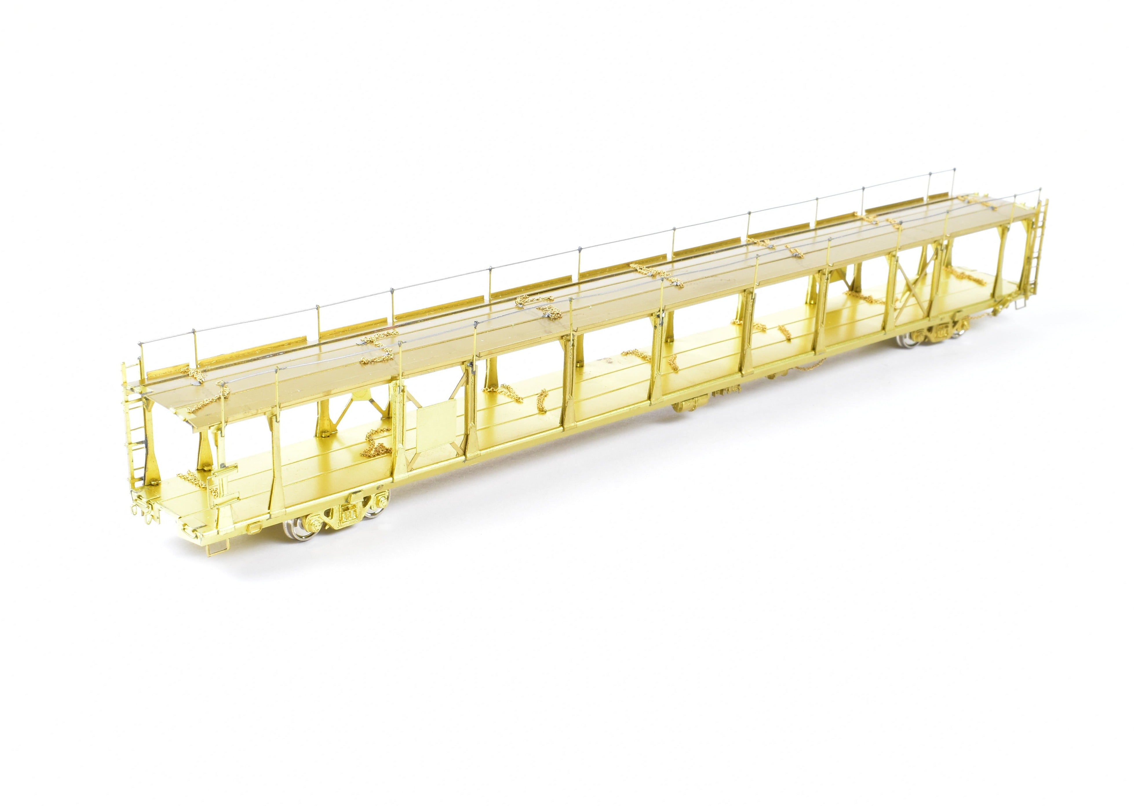 HO Brass Bi - Level Open Auto Rack by OMI Overland Models, Inc. for Various Roads