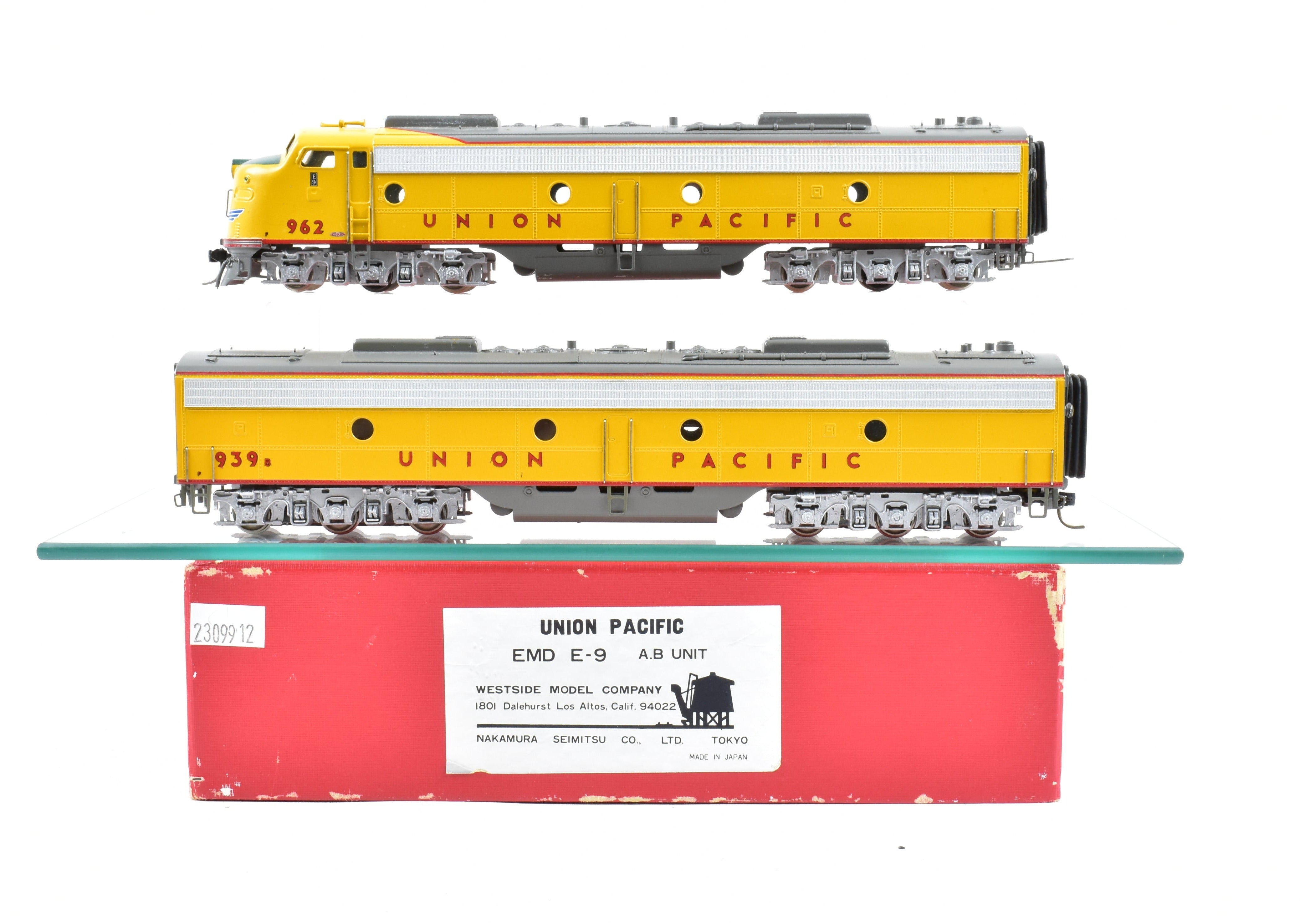 HO Scale Brass UP - Union Pacific E9 A/B Set Professionally Painted & Detailed