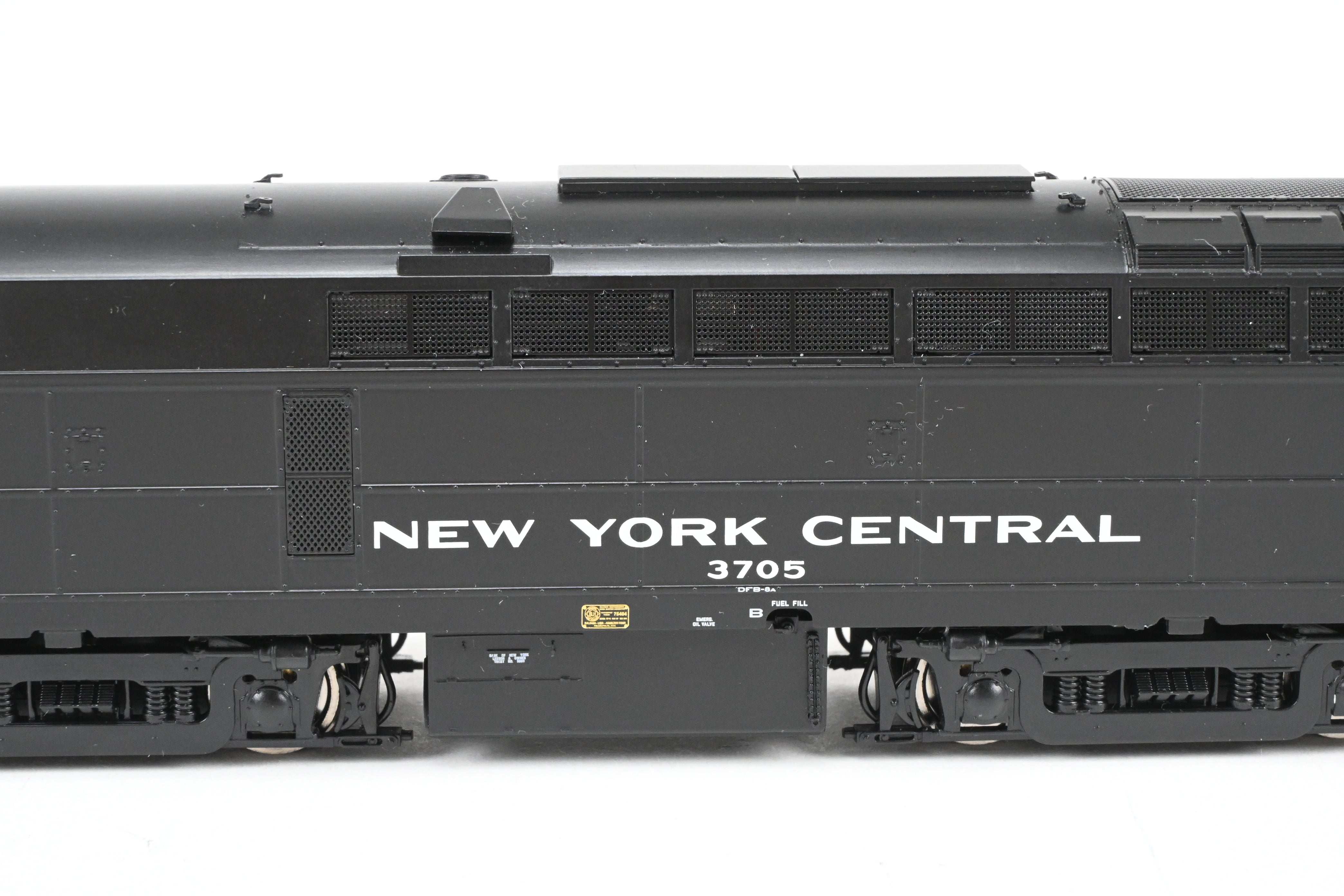 HO Scale Model Train Set - Broadway Limited Imports Paragon 2 New York Central Baldwin RF - 16A/B Cigar Band Locomotive Set with DCC and Sound (Sold As - Is, B - Unit Sound Malfunctioning)