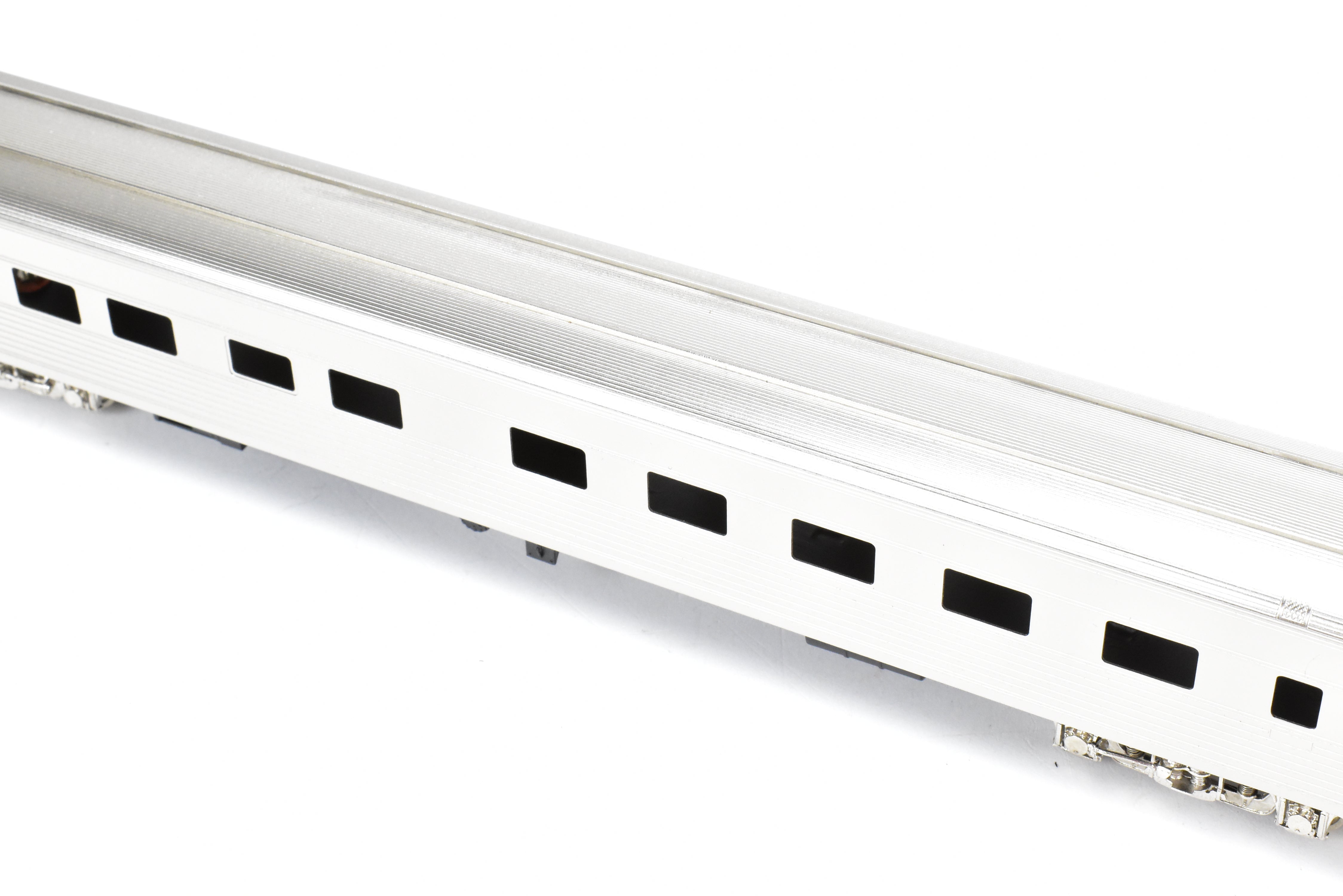 HO Scale Brass Train Model - Amtrak Budd 10 RMT - 6DBR Pacific Series Sleeper Heritage HEP Version by Cascade Models