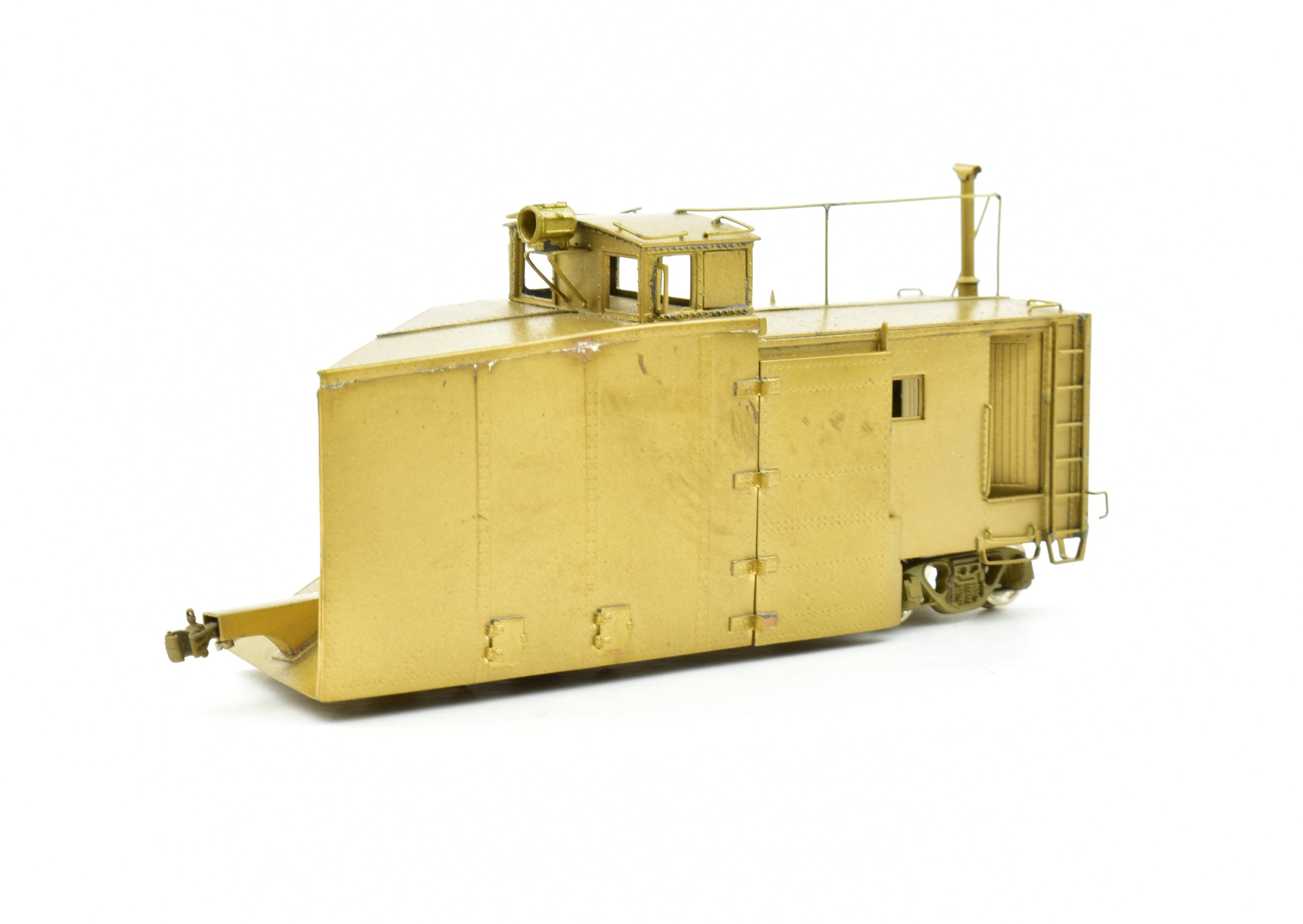 High - Quality HO Scale Brass Totem Models Canadian Pacific Railway Snow Plow - A Super - Rare Collectible Model