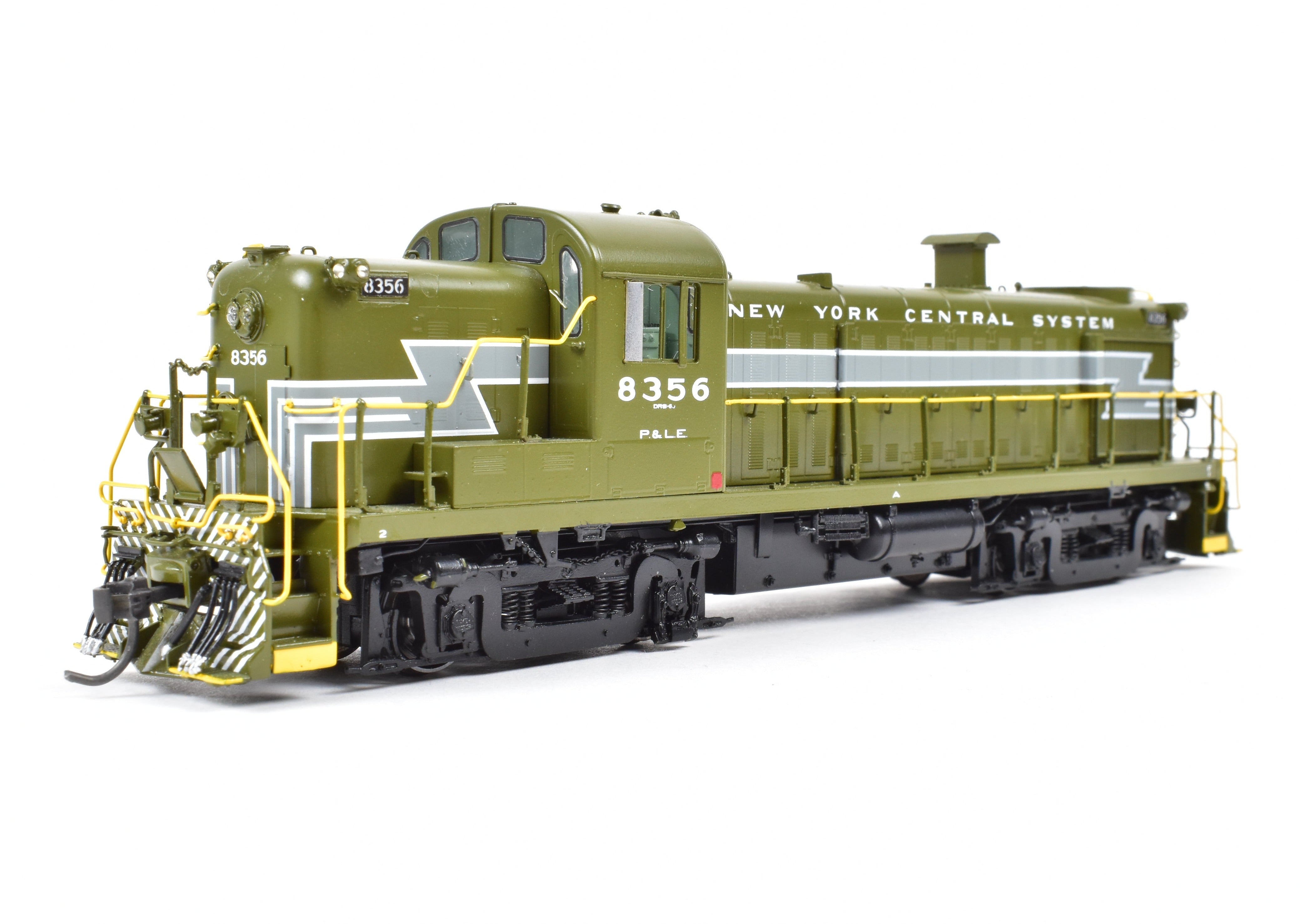 HO Scale Brass OMI P&LE RS-3 #8356 Olive Green DCC-Equipped Model