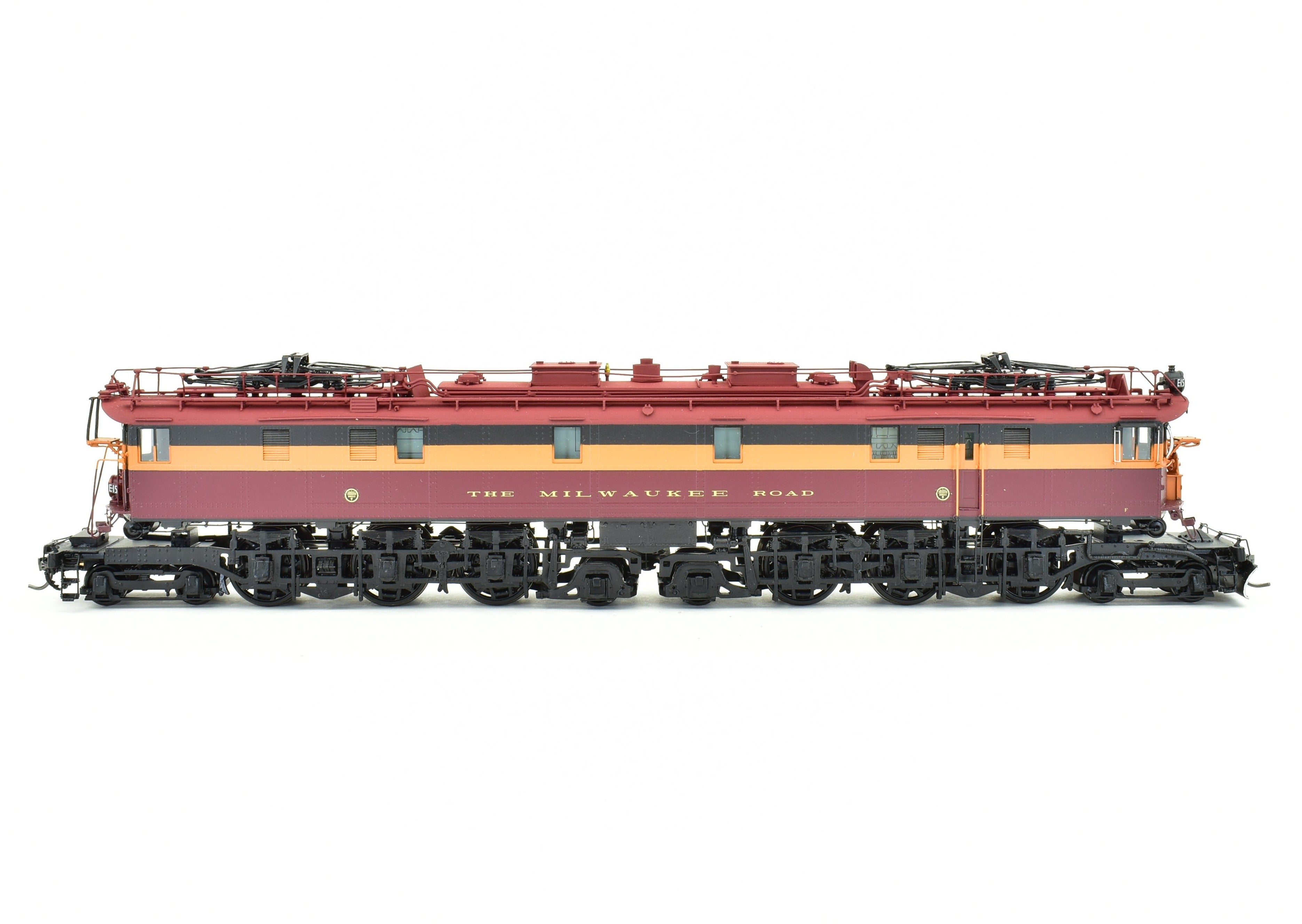 HO Scale Brass Precision Scale Co. Milwaukee Road EP-3 Quill Electric Factory Painted Model