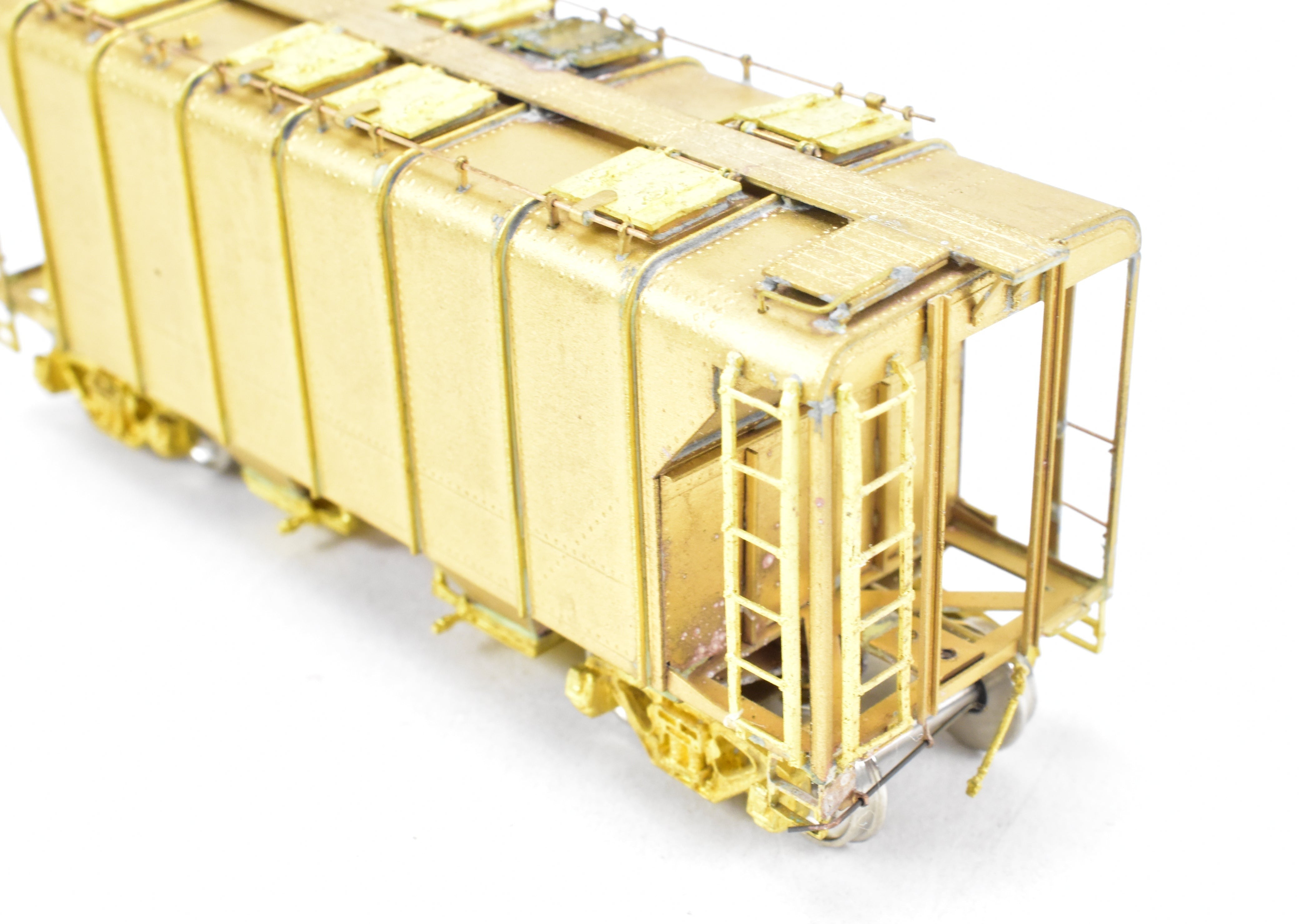 HO Brass OMI B&O N-34 Covered Hopper Wagon with Working Hatches