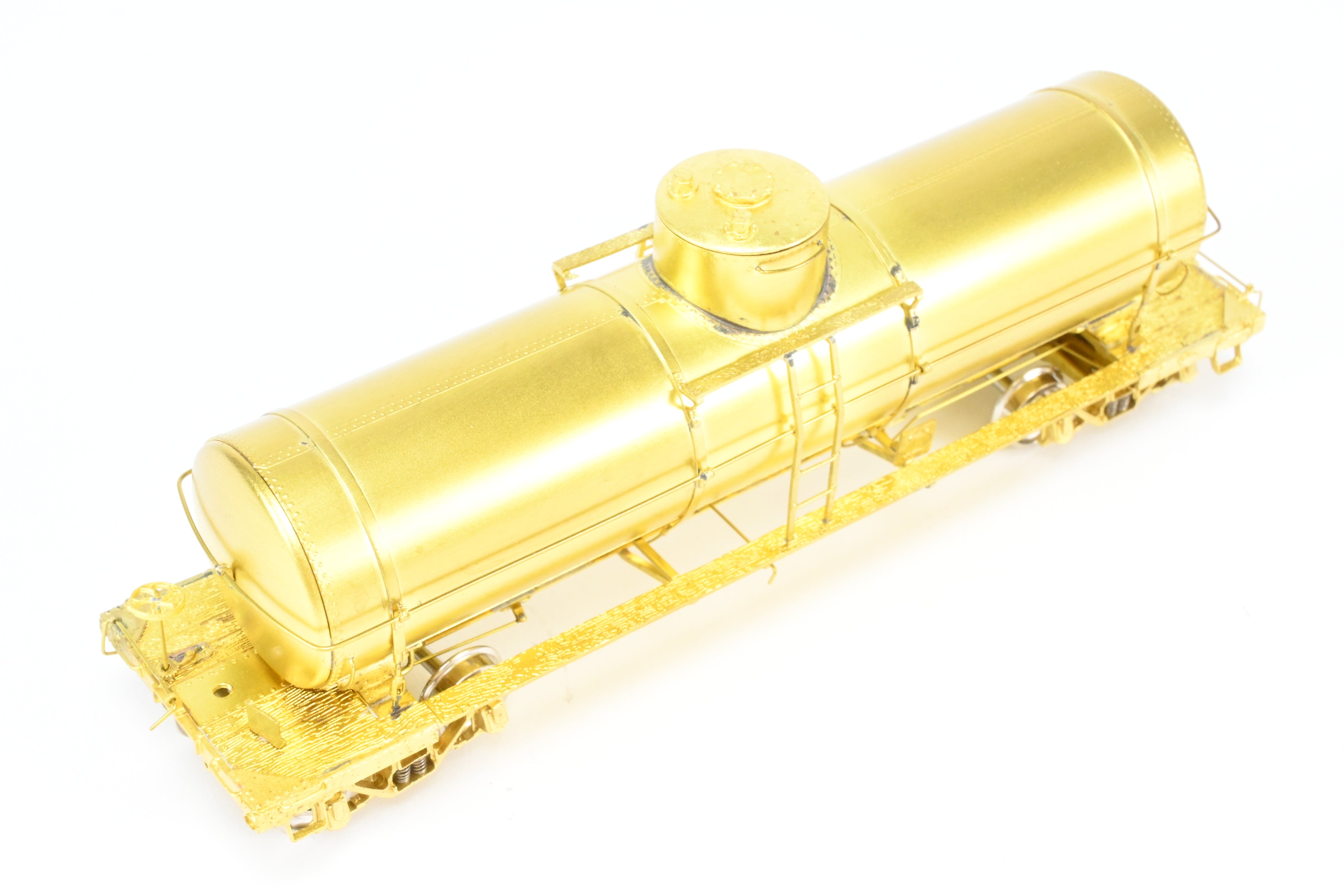 HO Scale Brass OMI - Overland Models, Inc. Union Tank Lines 10,000 Gallon Single - Dome Uninsulated Tank Car of Various Roads, Model Built in 1990s by Ajin in Korea