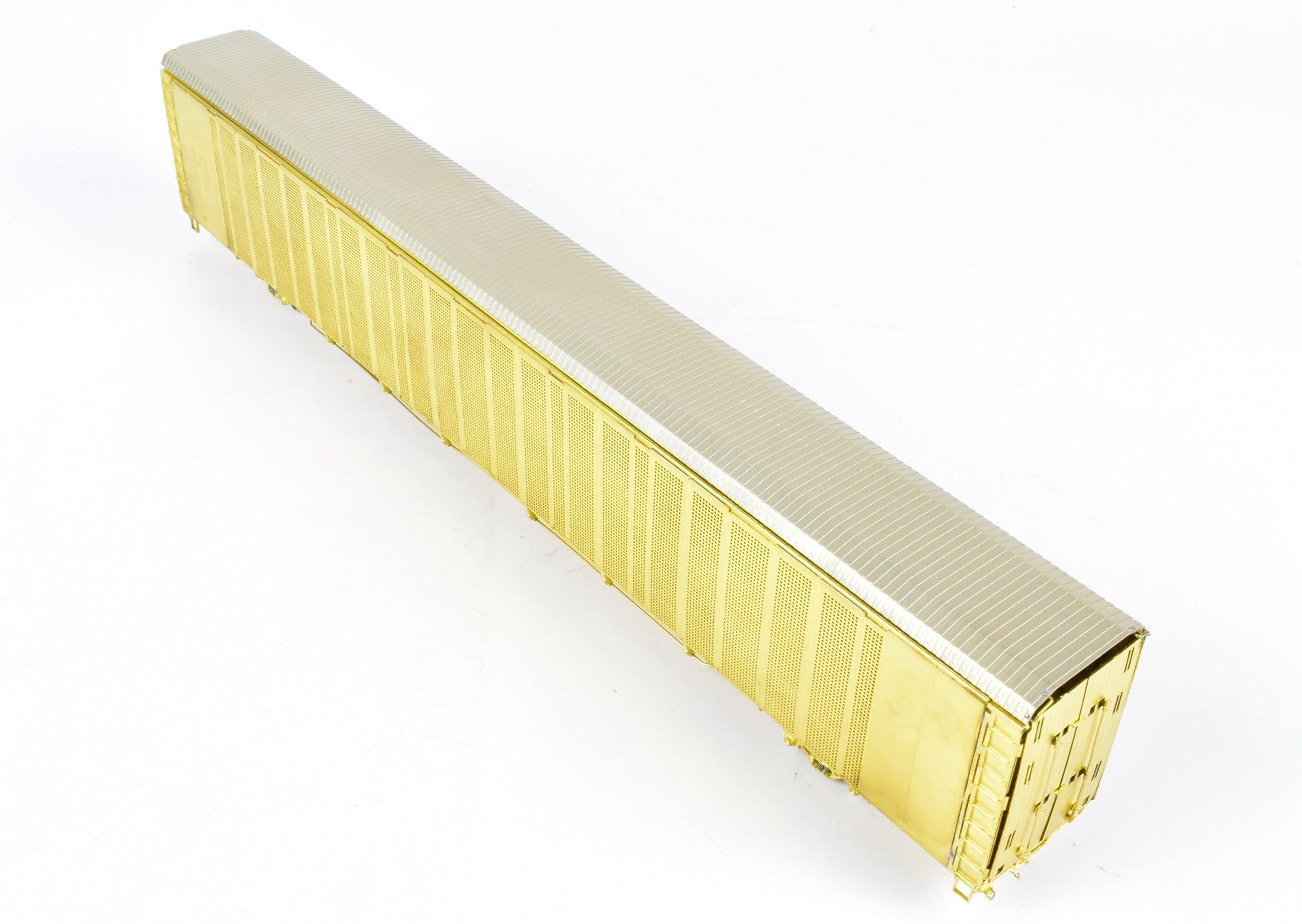 HO Brass OMI Overland Safe-T-Pack Tri-Level Auto Rack with Special Doors (ATSF, FEC, N&W, WP)