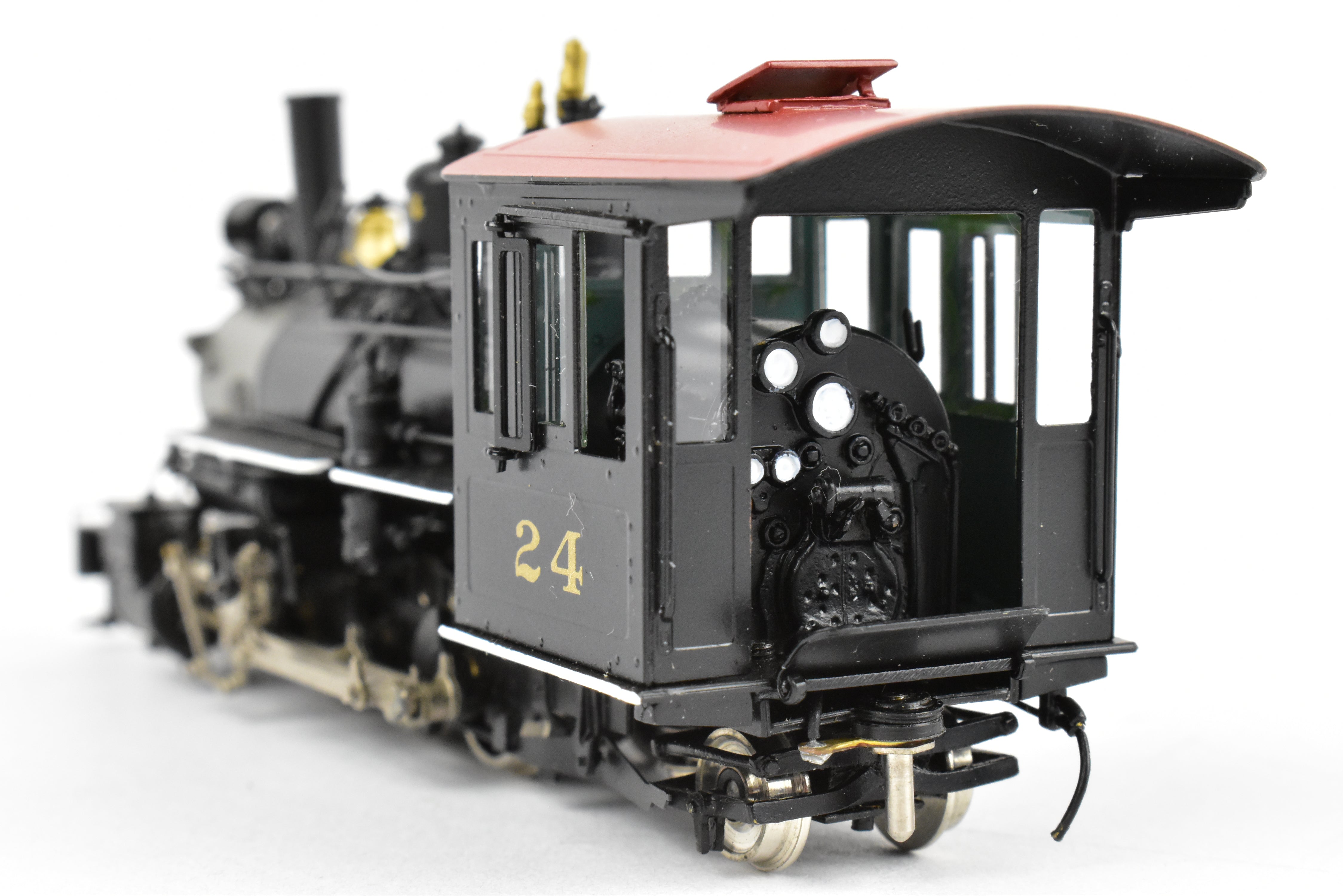 HOn30 Scale Brass Model Train & Trooper of Sandy River & Rangeley Lakes #24 2-6-2 FP - Ideal for Maine Narrow Gauge Enthusiasts