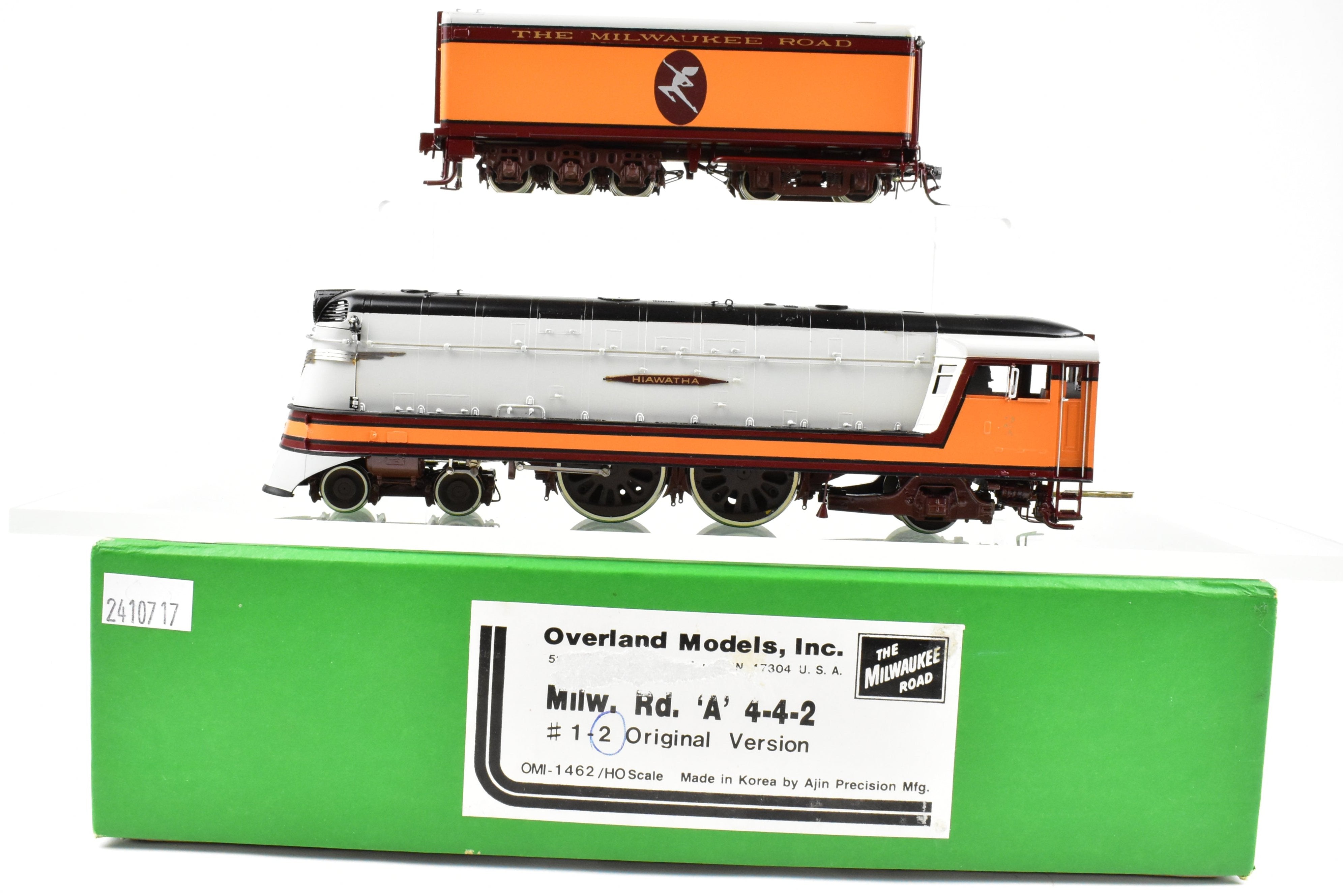 HO Scale Brass OMI MILW - Milwaukee Road A 4-4-2 Streamlined Atlantic Custom Painted #2