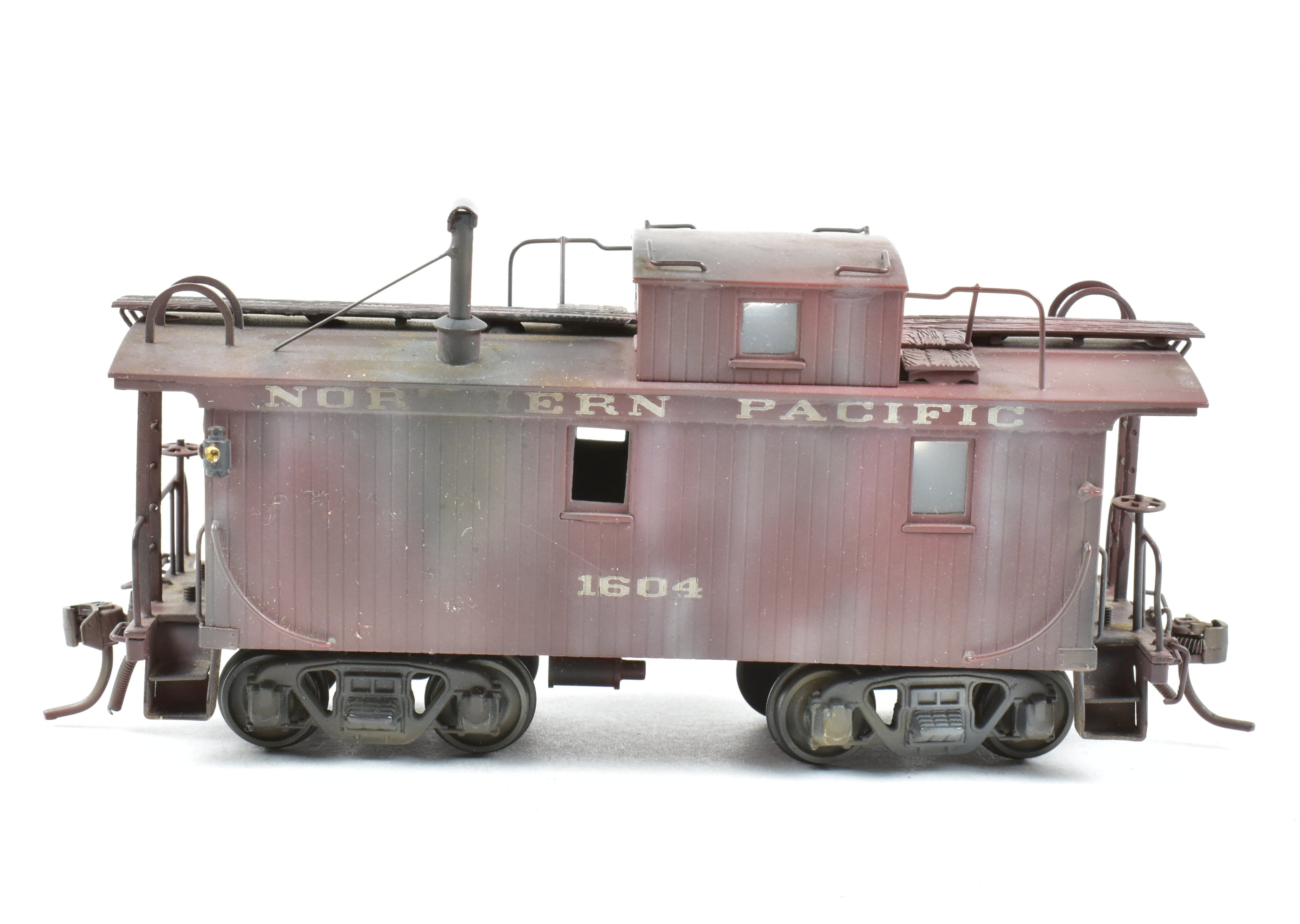 Custom Painted HO Scale Brass PFM United Northern Pacific Wood Caboose Model