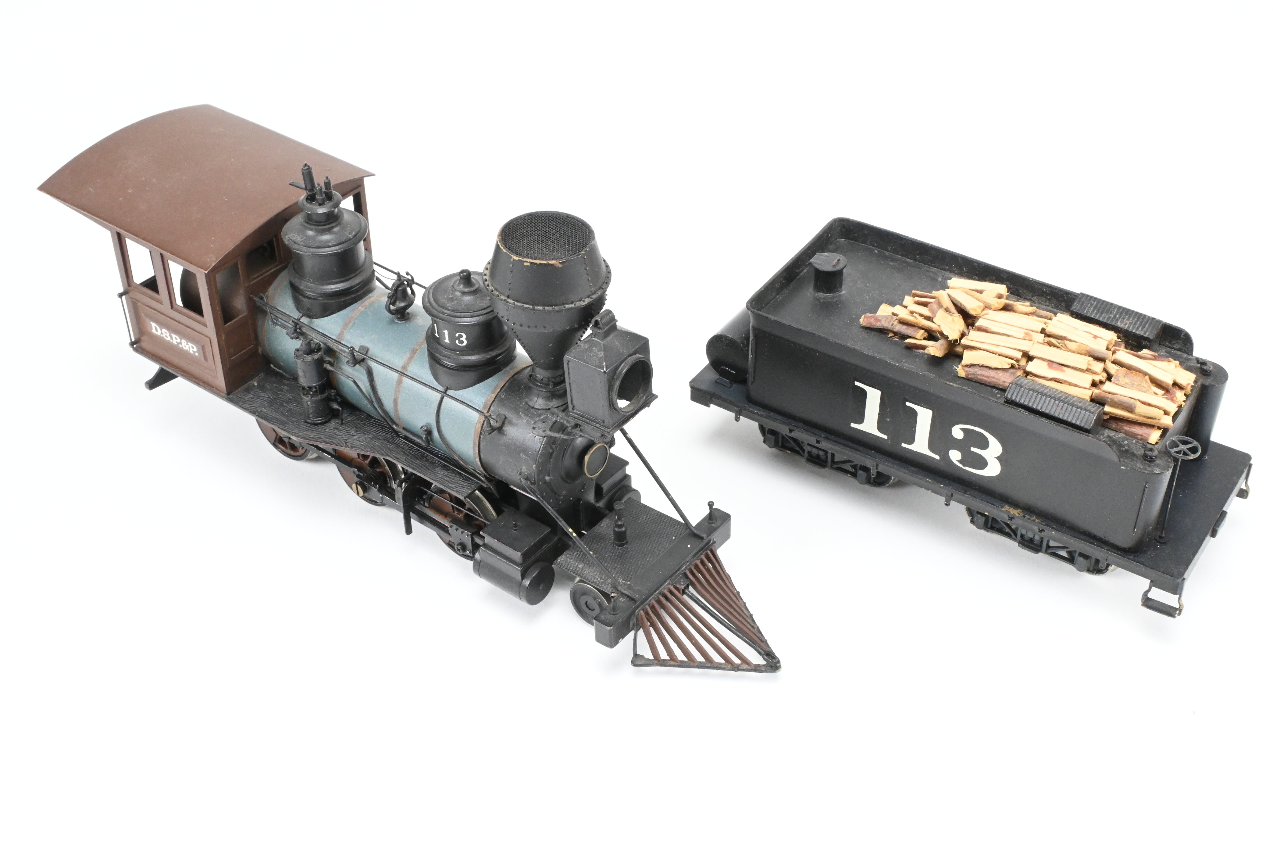 Upgraded Brass Balboa 2-6-0 Cook CP #113 Model with Can Motor