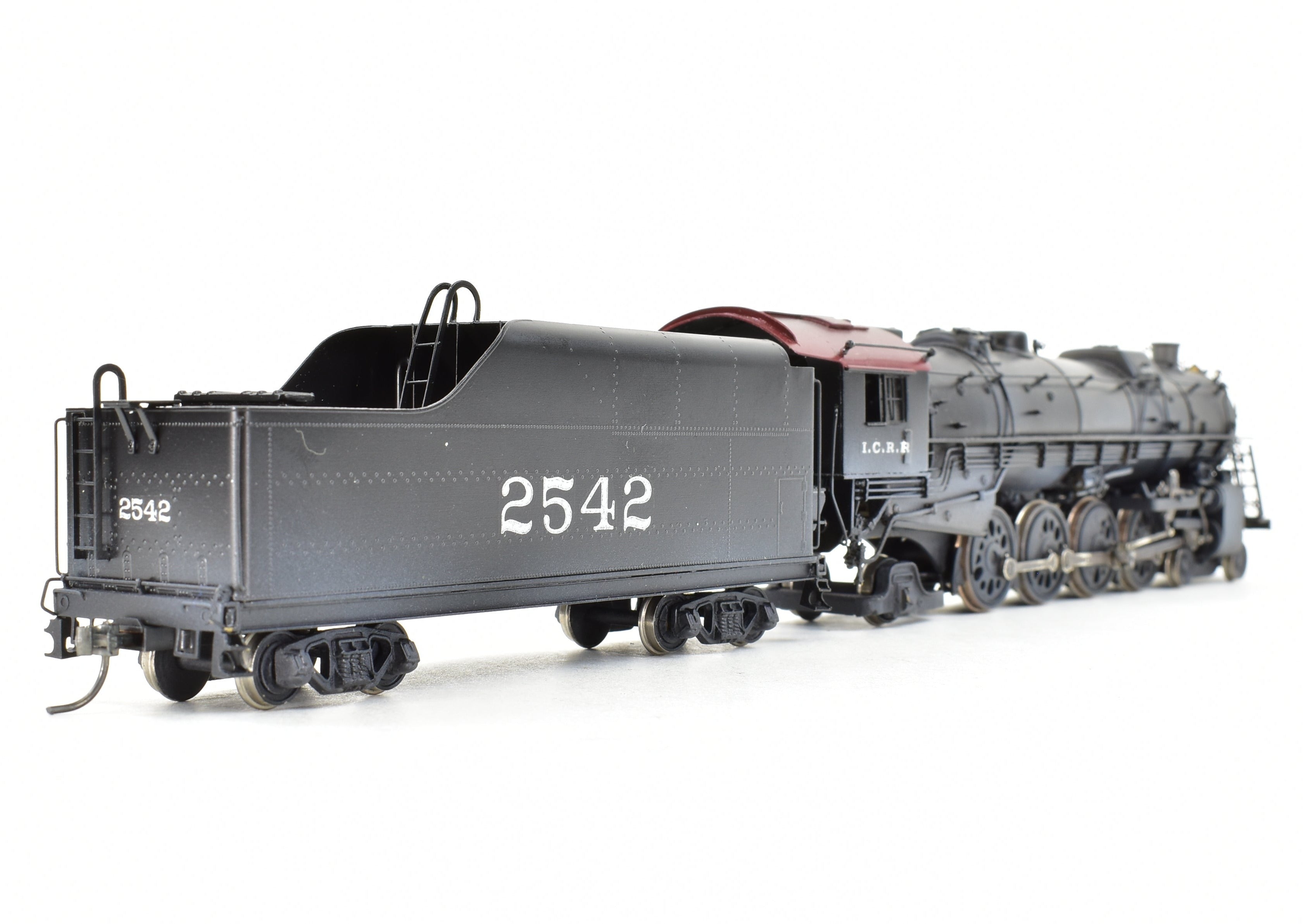 HO Brass Hallmark Illinois Central 4-8-2 with New NWSL Gearbox, DCC & Sound