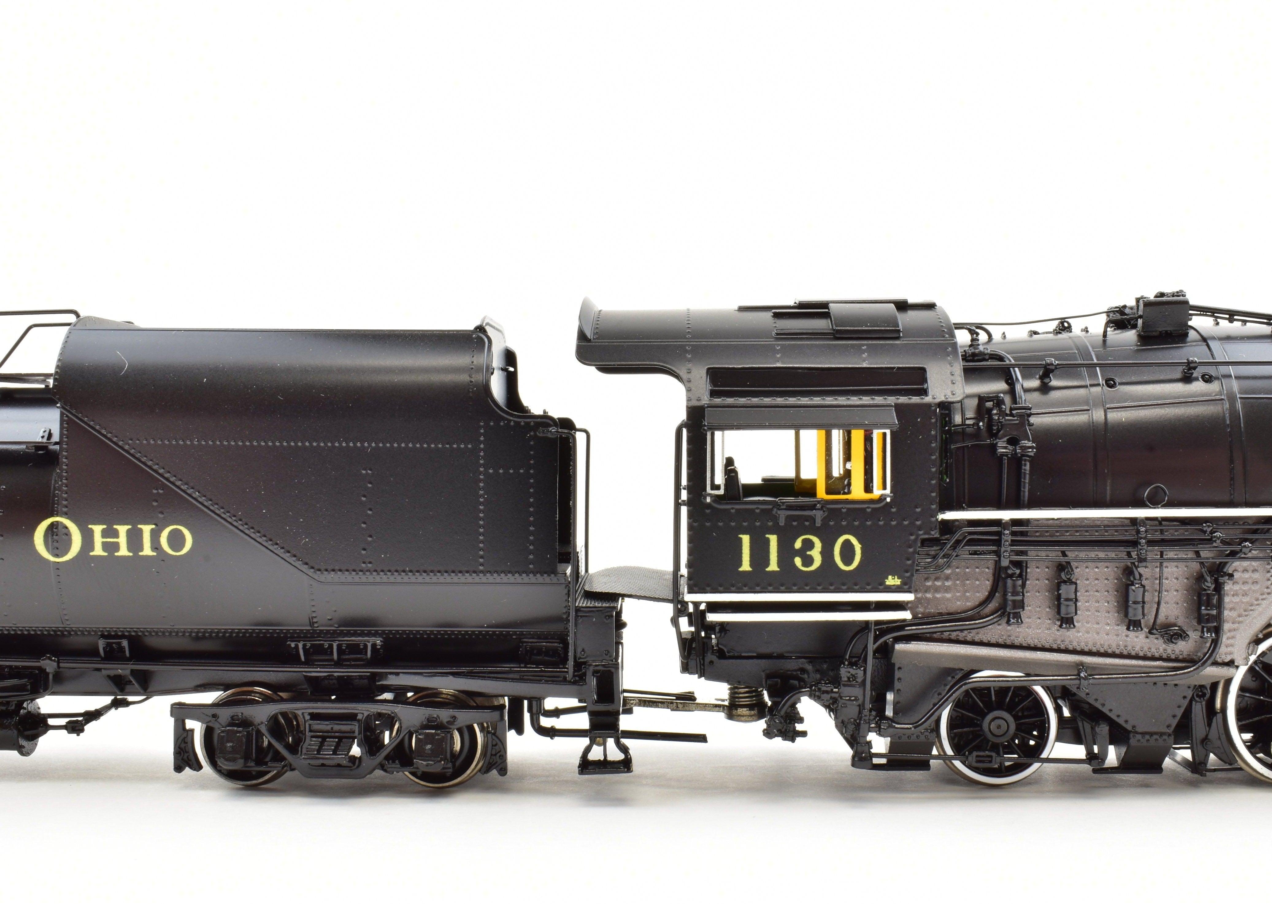 HO Scale Brass Division Point Chesapeake & Ohio K1 2-8-2 Factory Painted Locomotive Model #1130