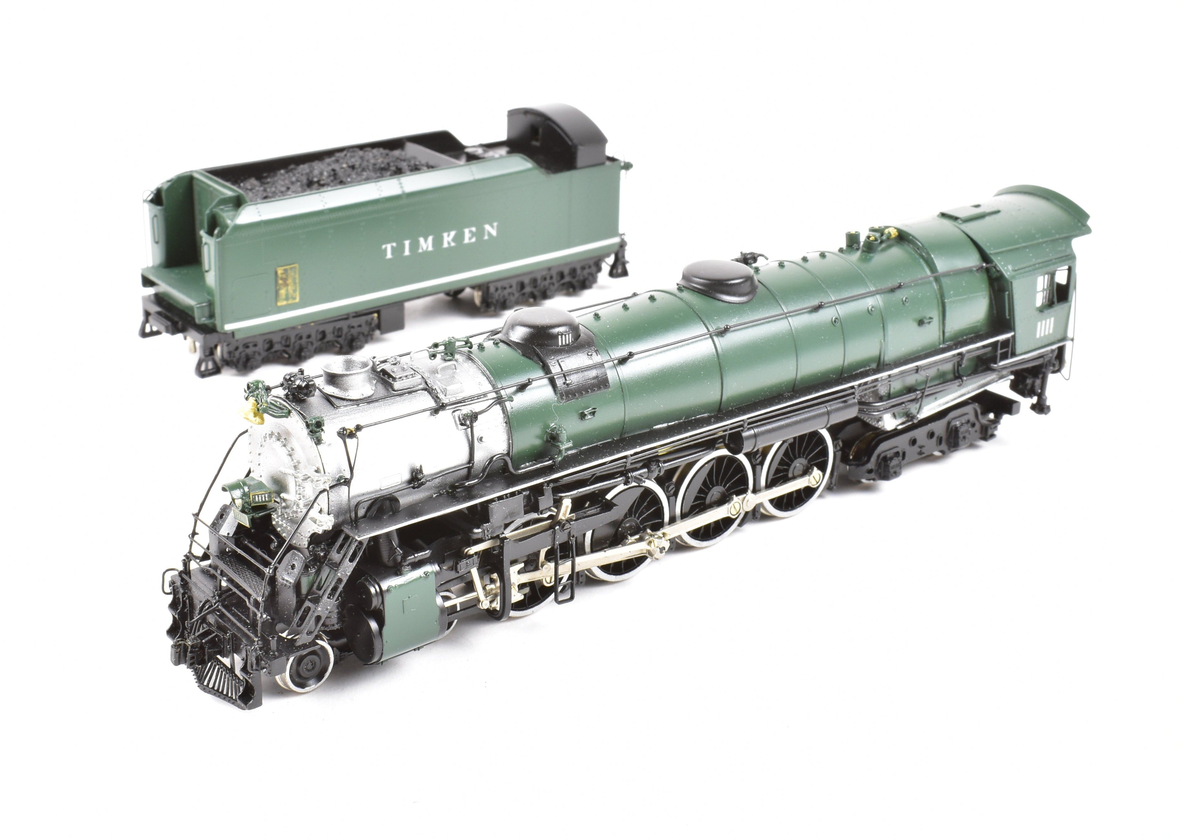 HO Scale Brass Model Train CON Key Imports Timken 4-8-4 No. 1111 Four Aces Professionally Painted