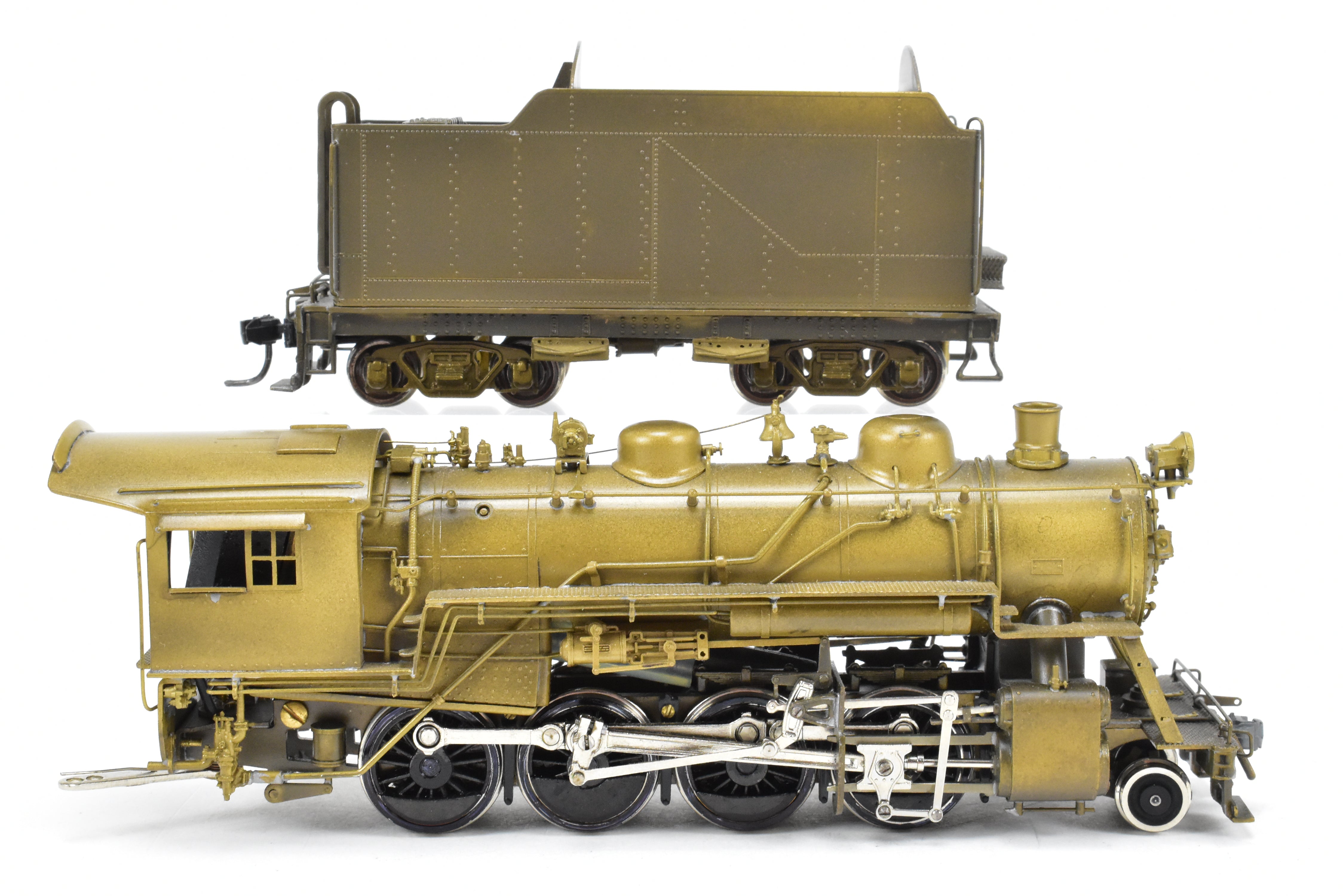 HO Scale Brass Pacific Fast Mail (PFM) Baltimore & Ohio Class E - 27ca 2 - 8 - 0 Steam Locomotive Power Series Model from 1977 Run with Incorrect Locomotive Details