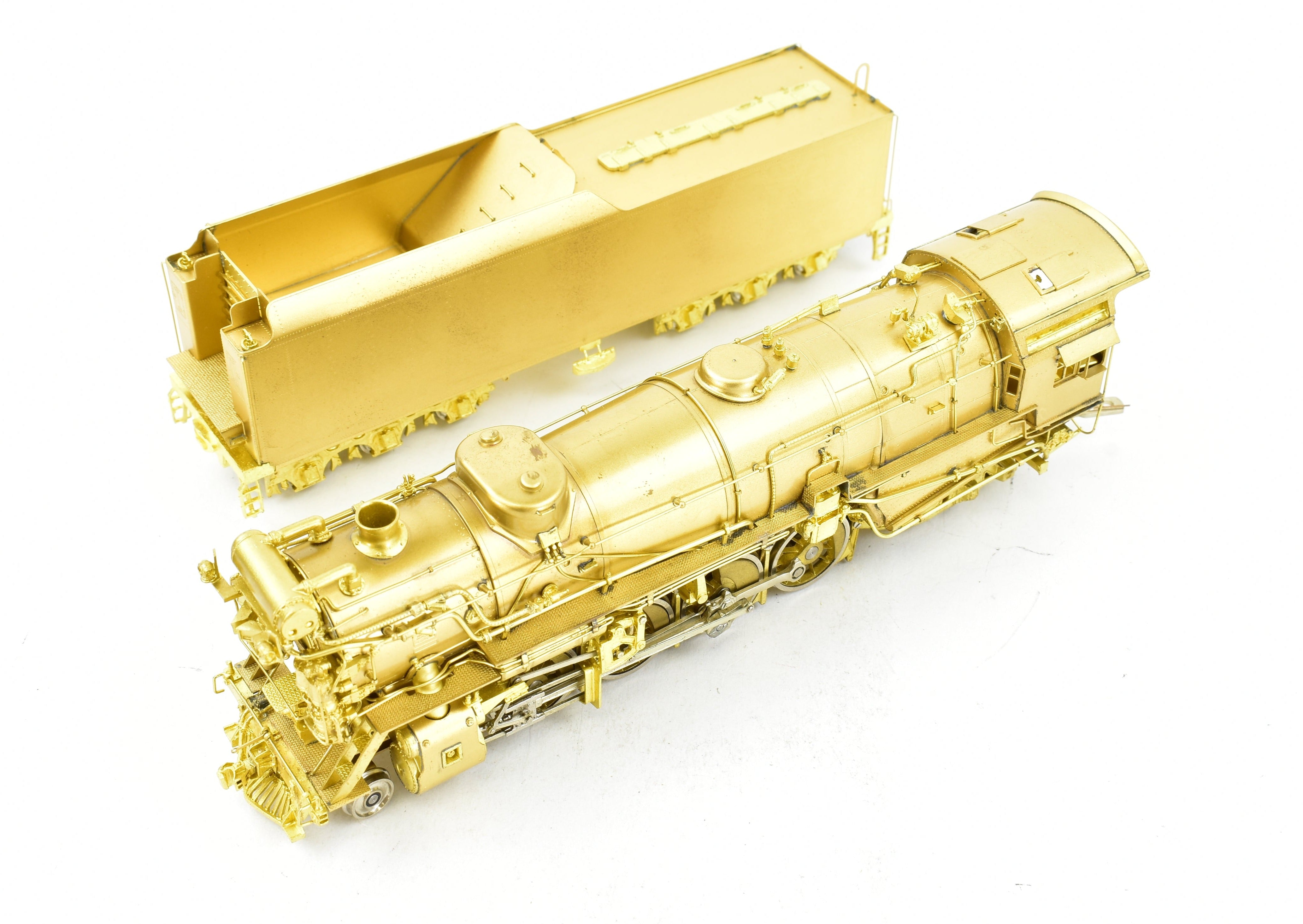 HO Scale Brass Model Train - Key Imports C&O Chesapeake & Ohio K3a Class 2-8-2 Mikado Locomotive with Elesco Feed Water Heater and 21RA Tender