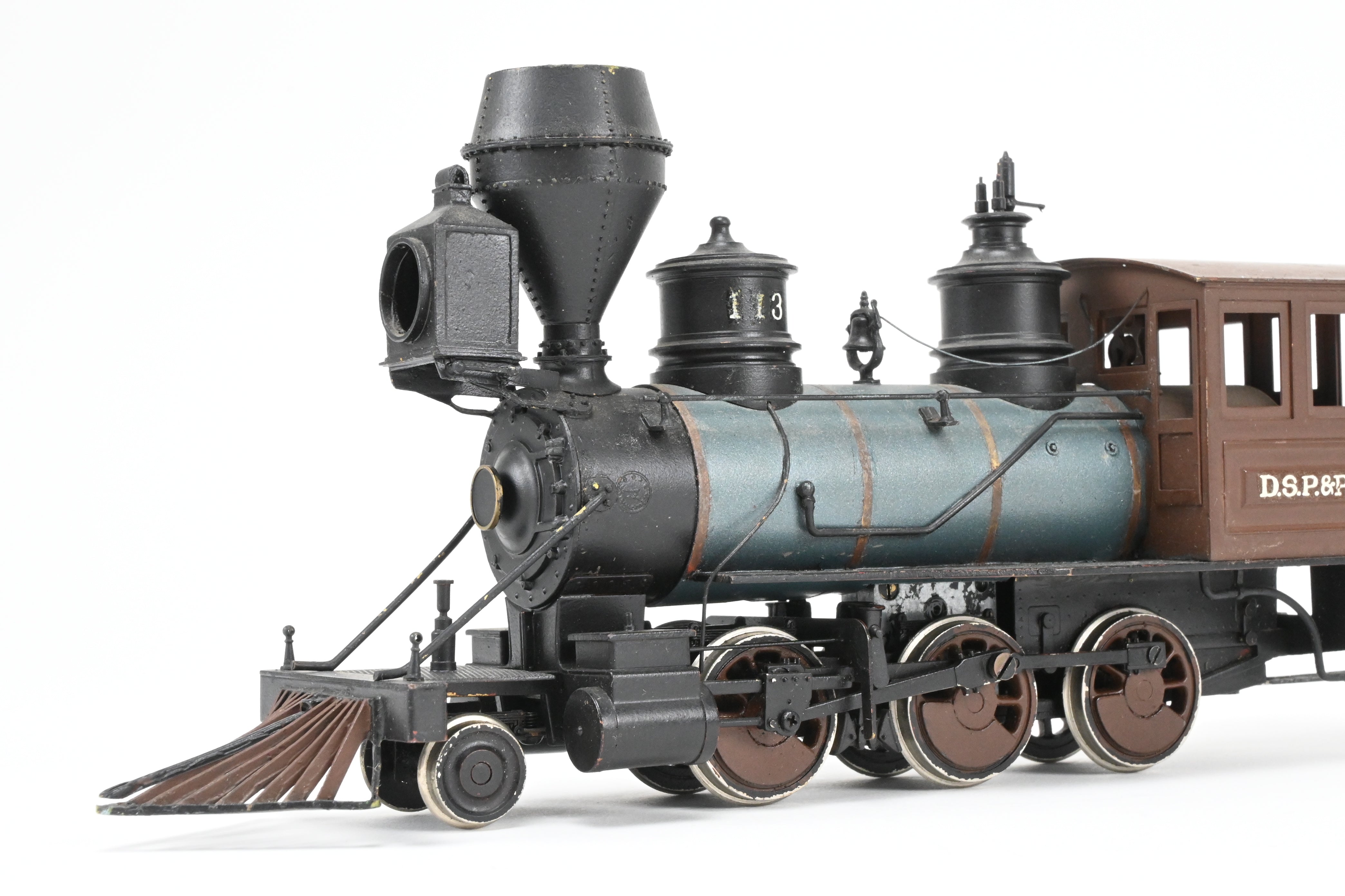 Upgraded Brass Balboa 2-6-0 Cook CP #113 Model with Can Motor