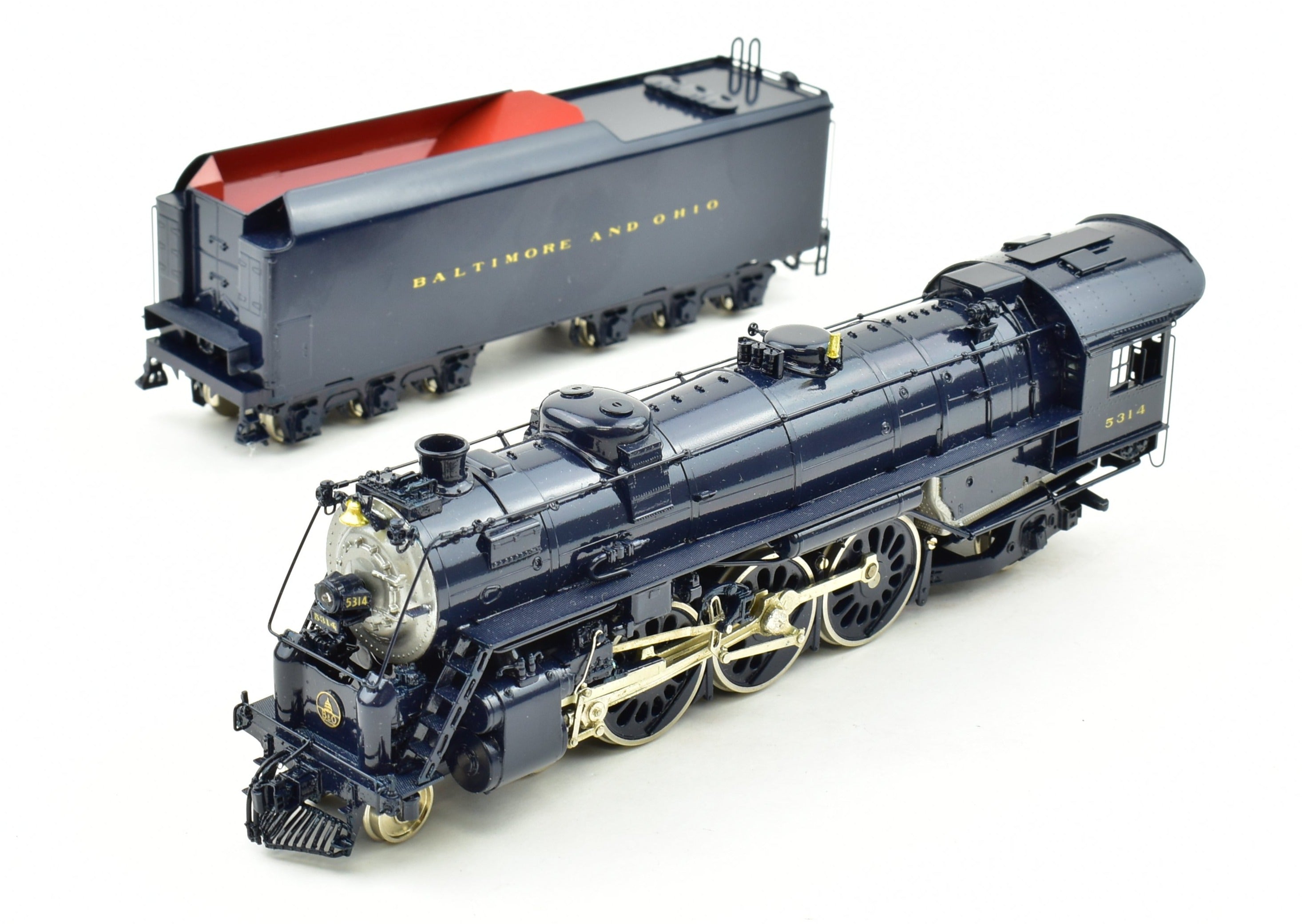 HO Scale Brass Key Imports B&O P-7e 4-6-2 Pacific #5314 Custom Series 47 FP Model