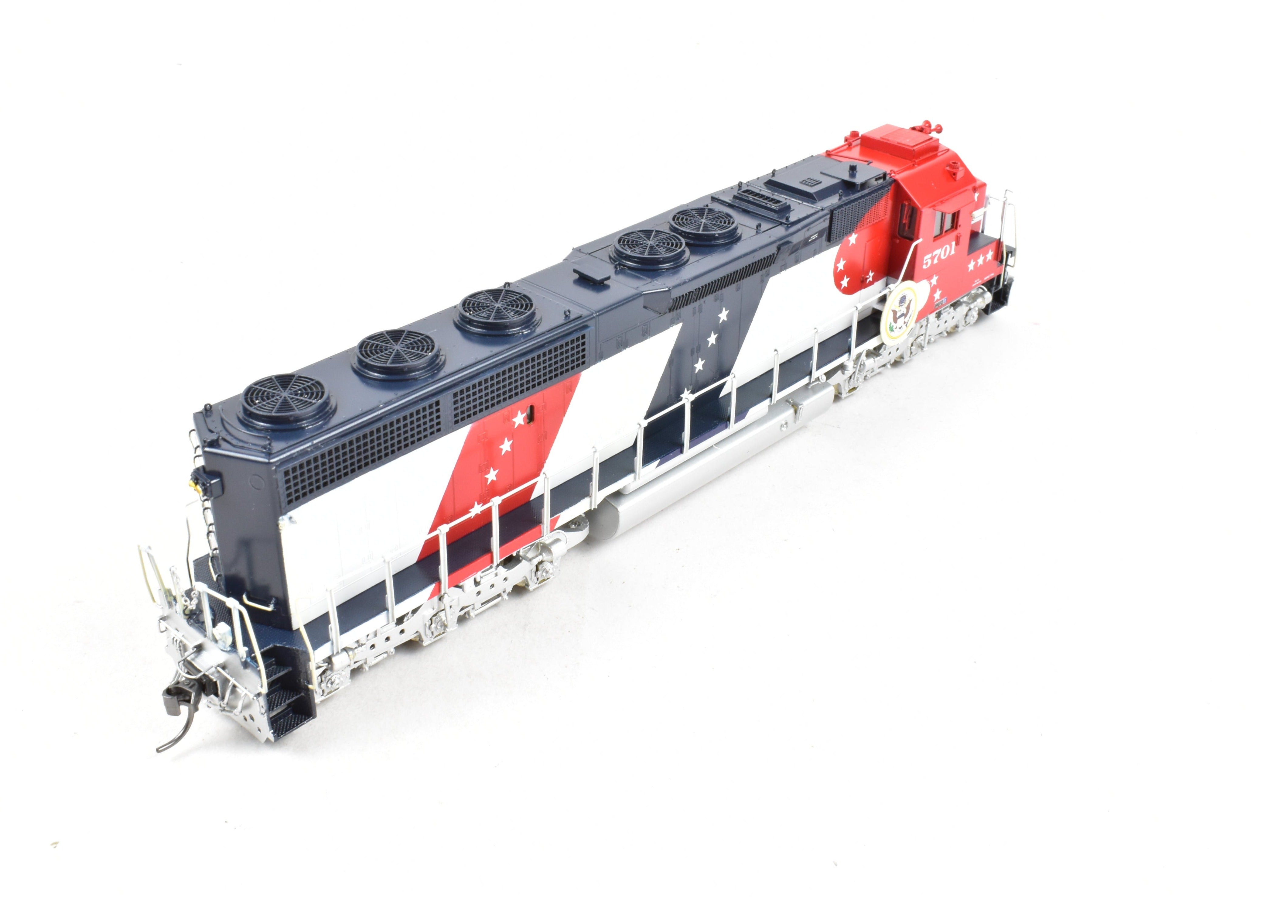HO Brass OMI Overland Models Inc AT&SF Santa Fe SD45-2 Bicentennial Factory Custom Painted
