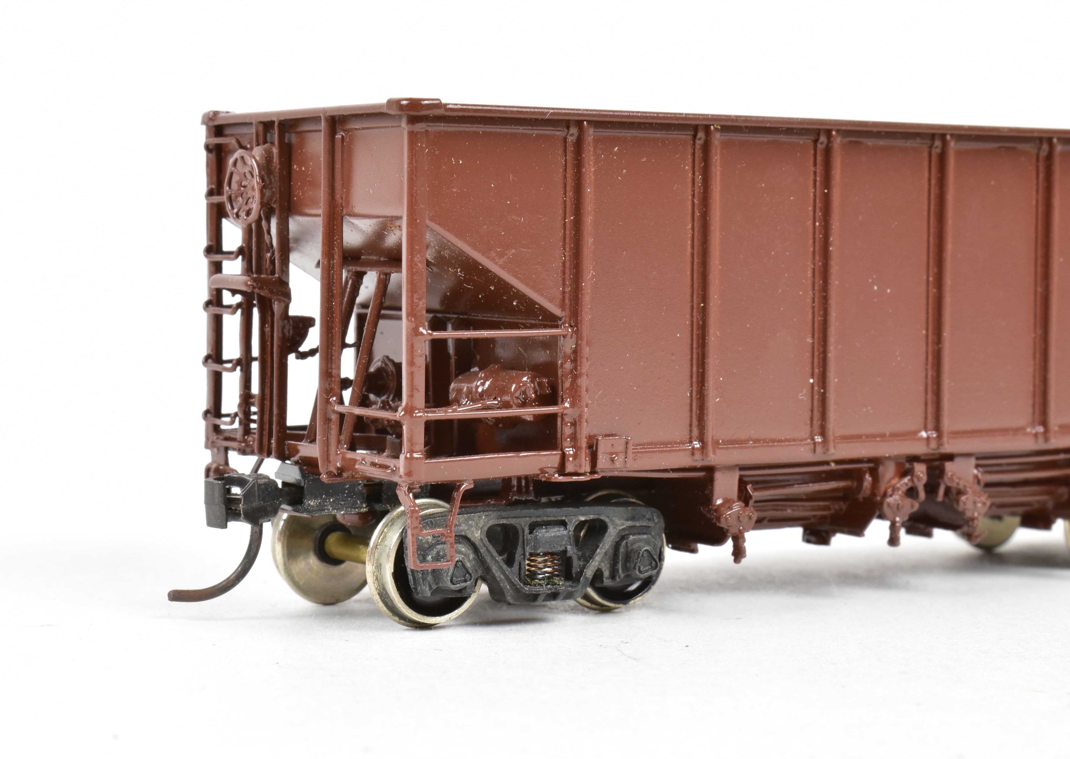 HO Scale Brass Precision Scale Co. (PSC) Southern Pacific (SP) 100-Ton Ballast Car with Factory Paint Finish