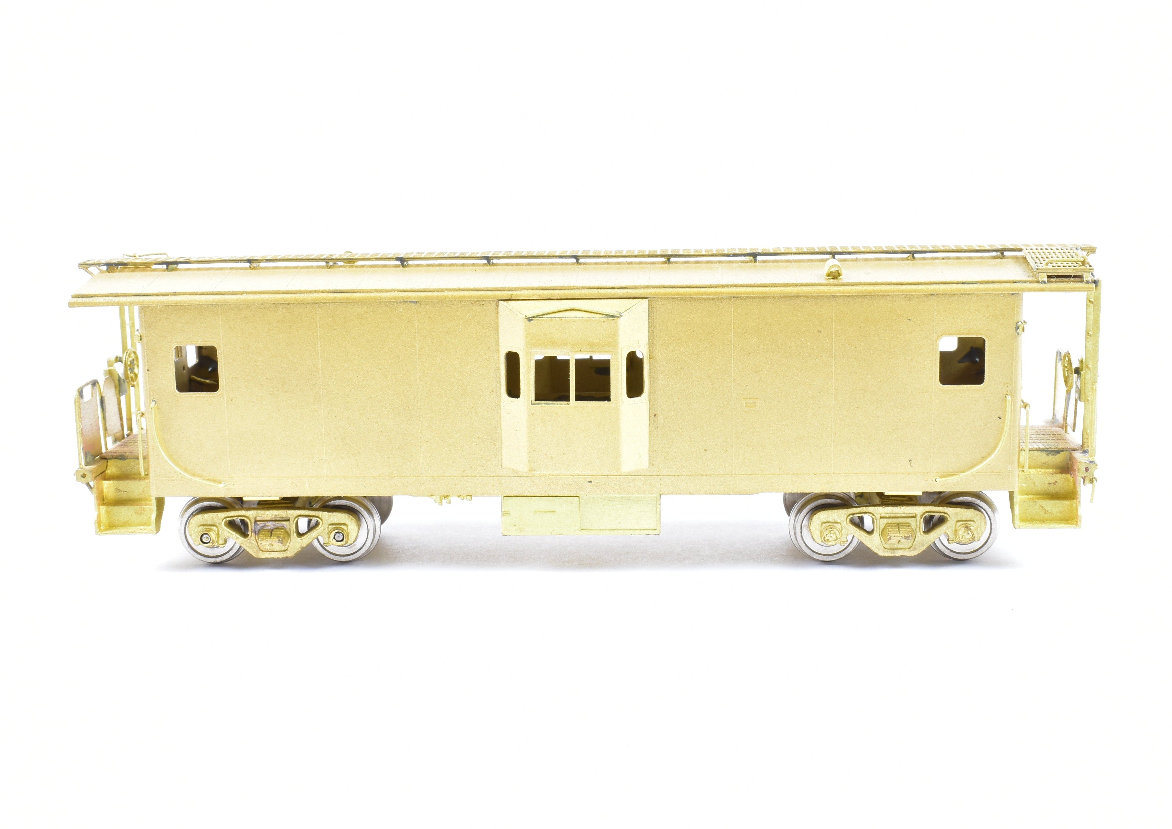 HO Scale Brass Model of the Oriental Limited Great Northern Bay Window Caboose