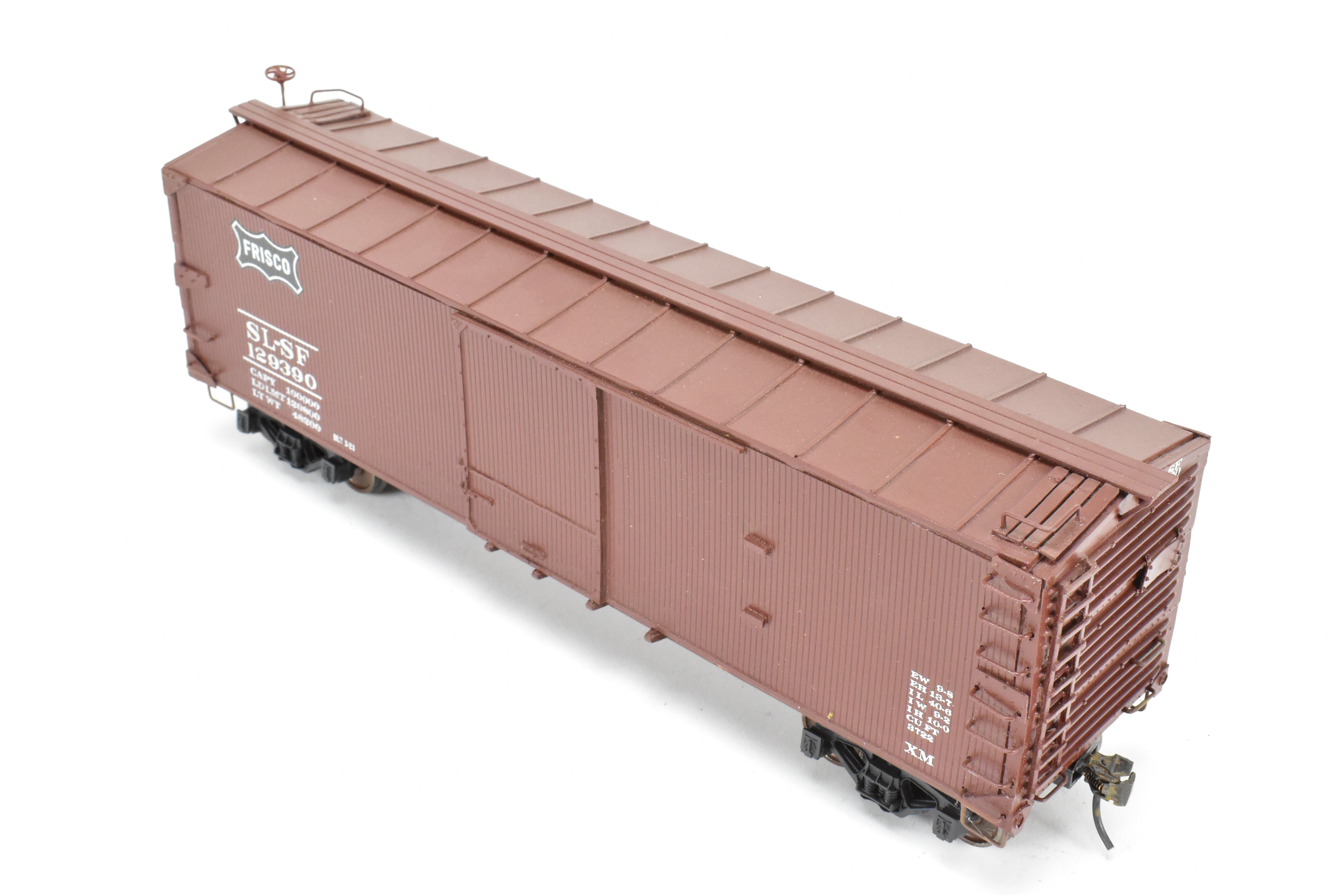 O Scale Chooch Resin Ultra Scale SLSF - Frisco 40' USRA Double Sheathed Ready-to-Run Box Car