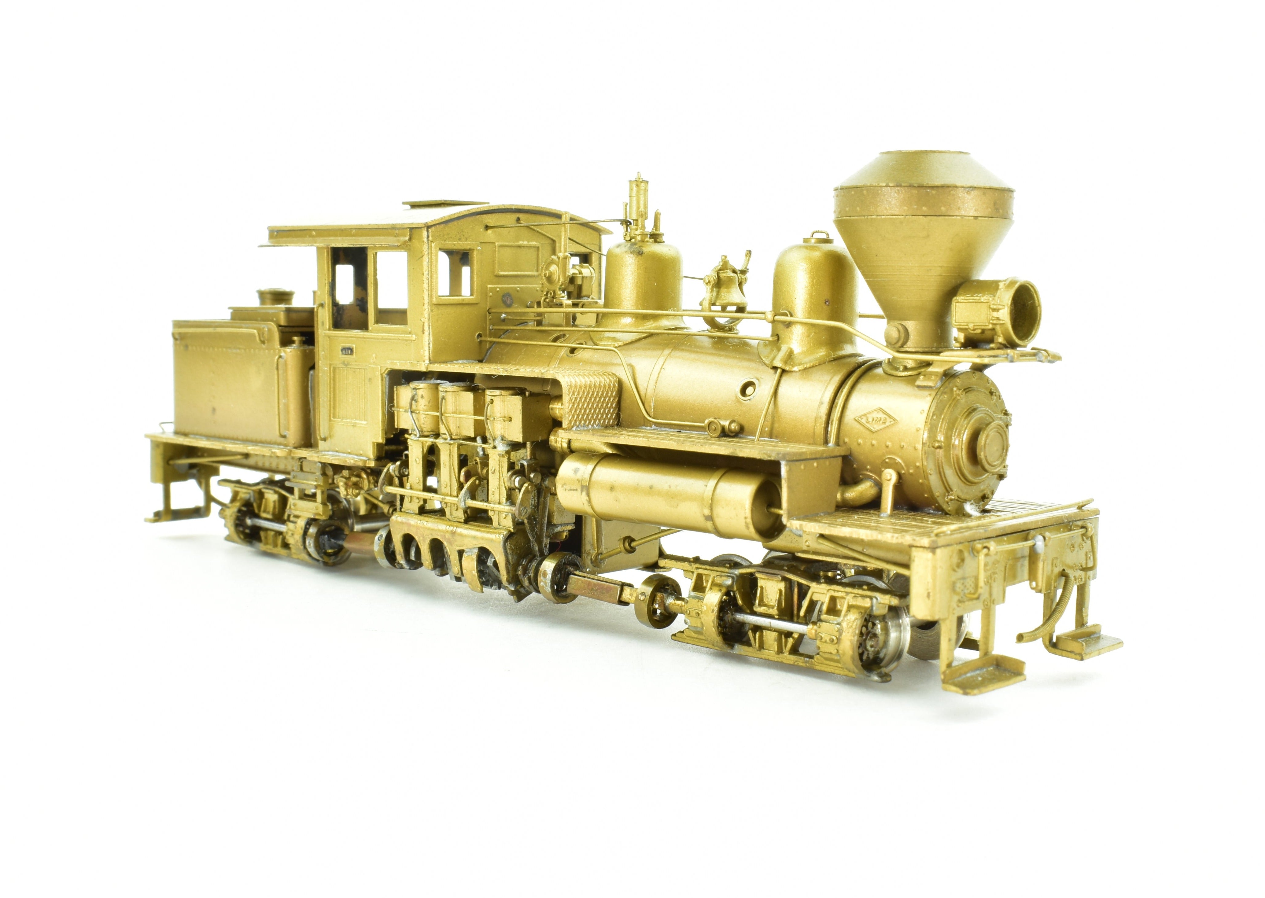1969 Run HOn3 Brass PFM - United Cowichan Railroad 25 - ton Shay Model