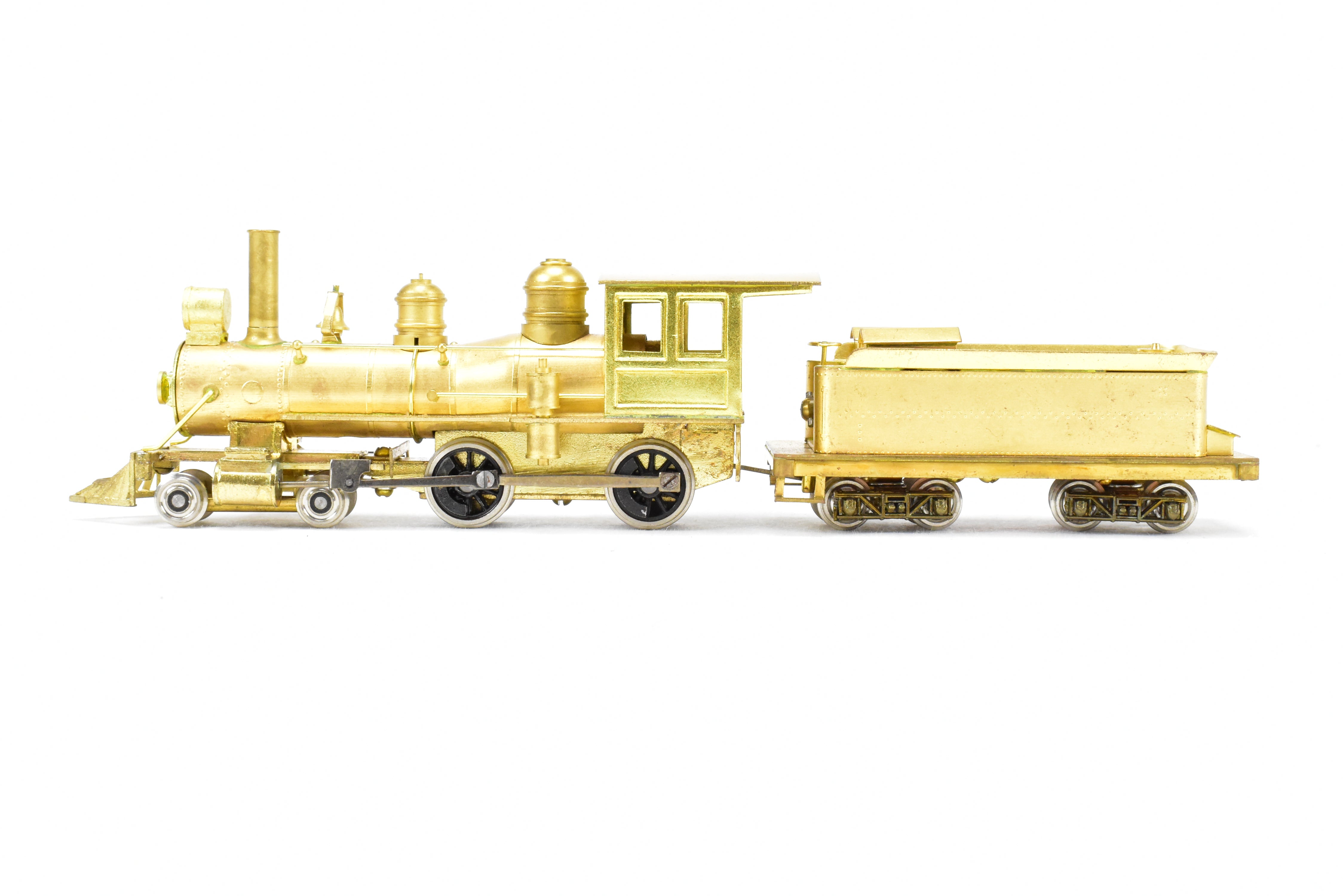 HOn3 Scale Brass Model Train - American 4-4-0 Locomotive from Far East Distributors, Spartan Series Circa 1910