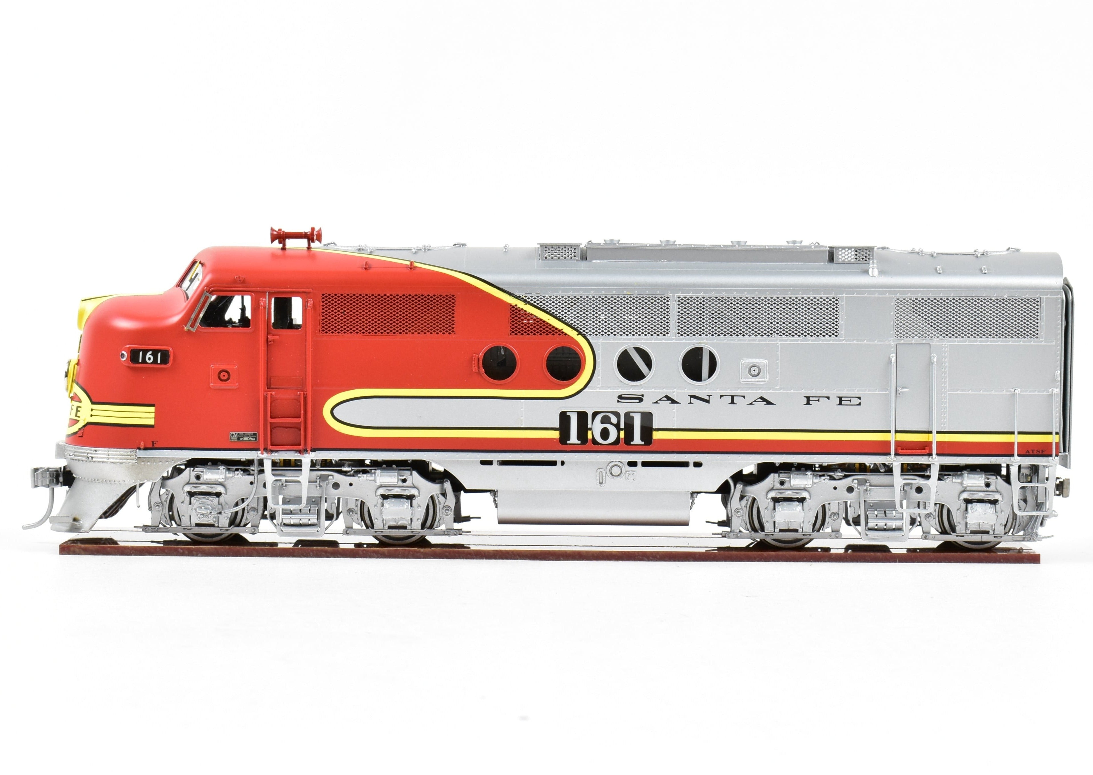 O Scale Imported Brass Key Model Imports AT&SF - Santa Fe EMD FT A-B Set with Factory-Painted Warbonnet for Model Trains