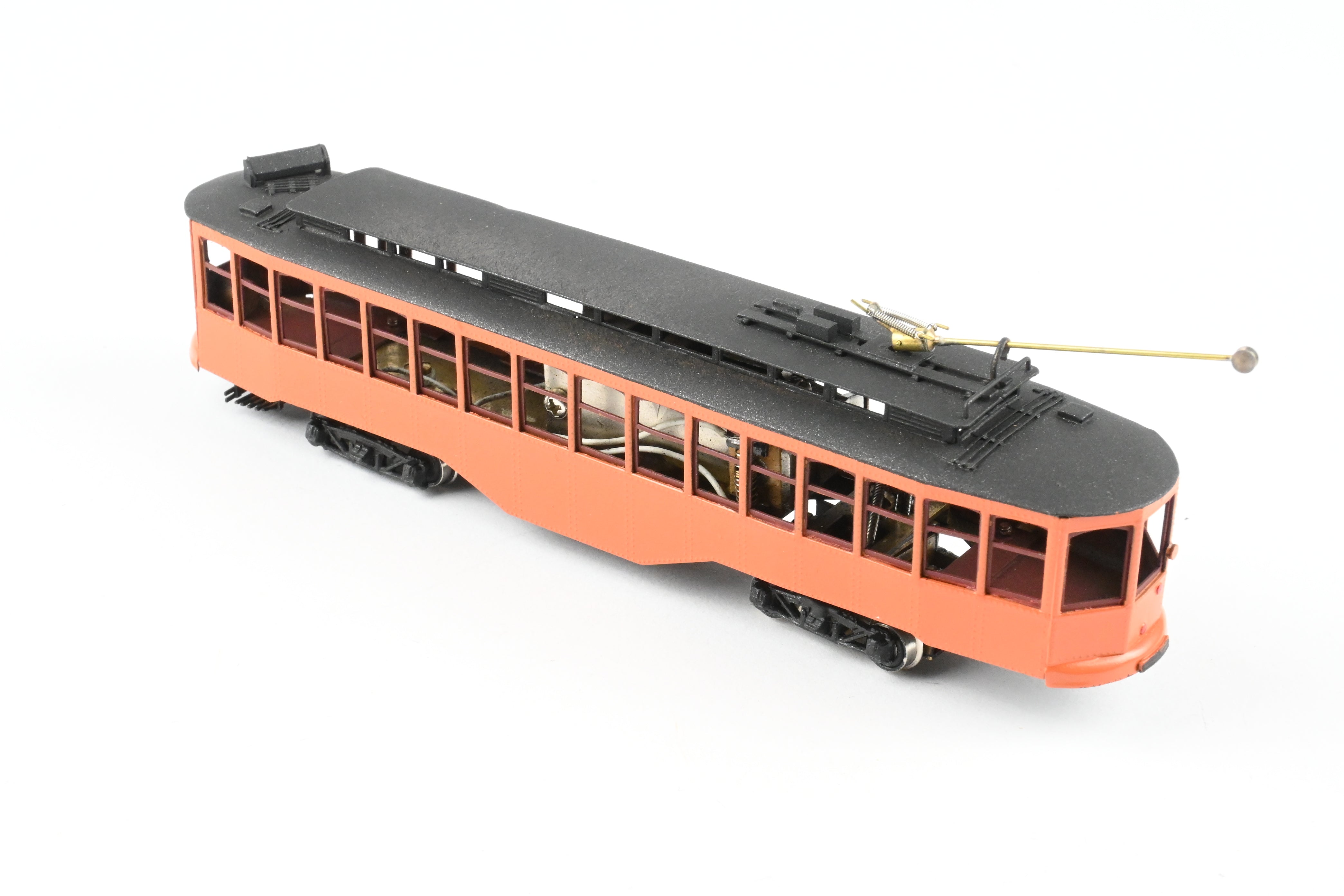 HO Scale Brass Fairfield Models Pittsburgh Railway Co. Single End Version Jones Trolley Car Collectible Model