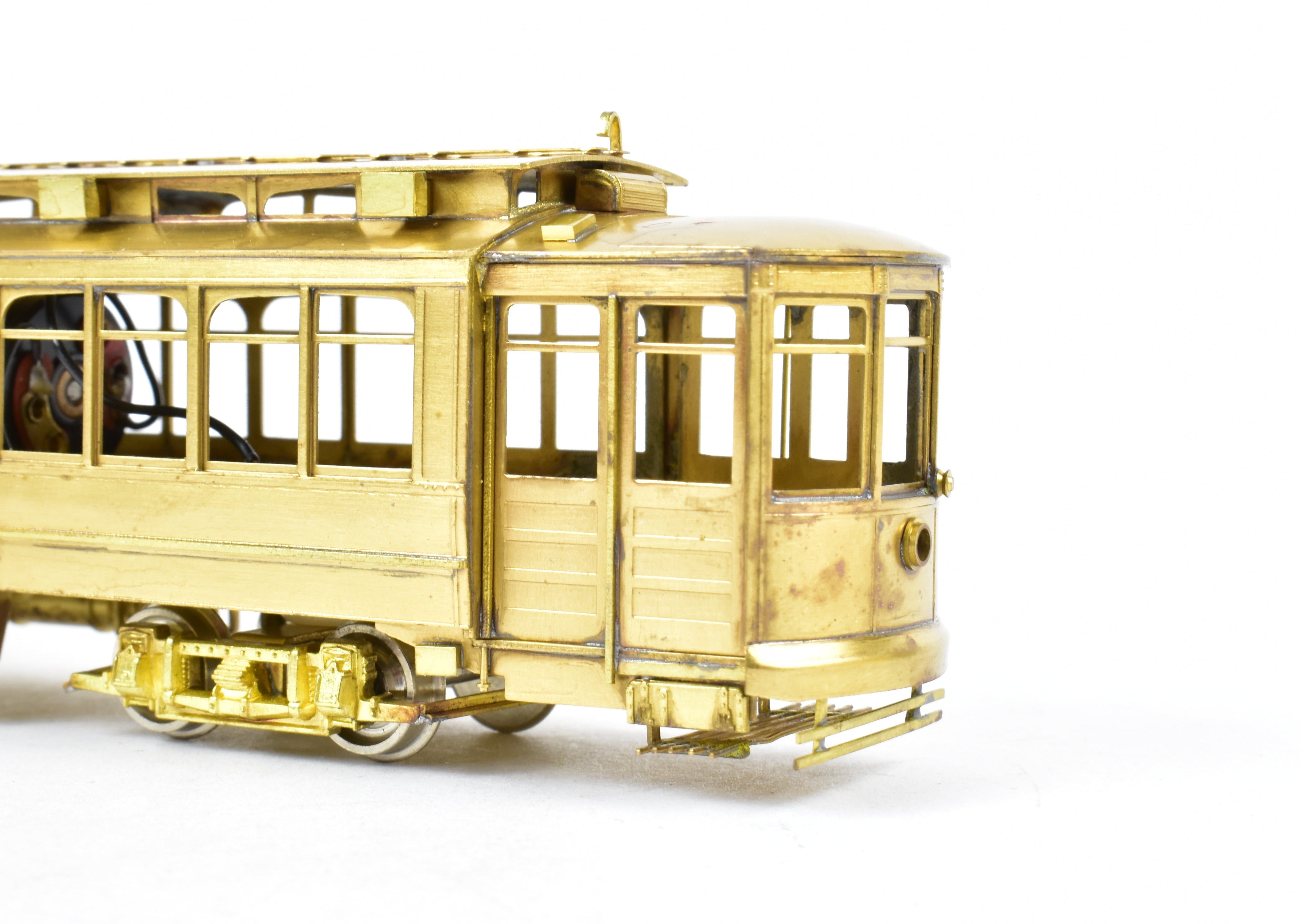 HO Scale Brass Model Train - Fairfield Models CSL Chicago Surface Lines Big Brill Single - Ended Car