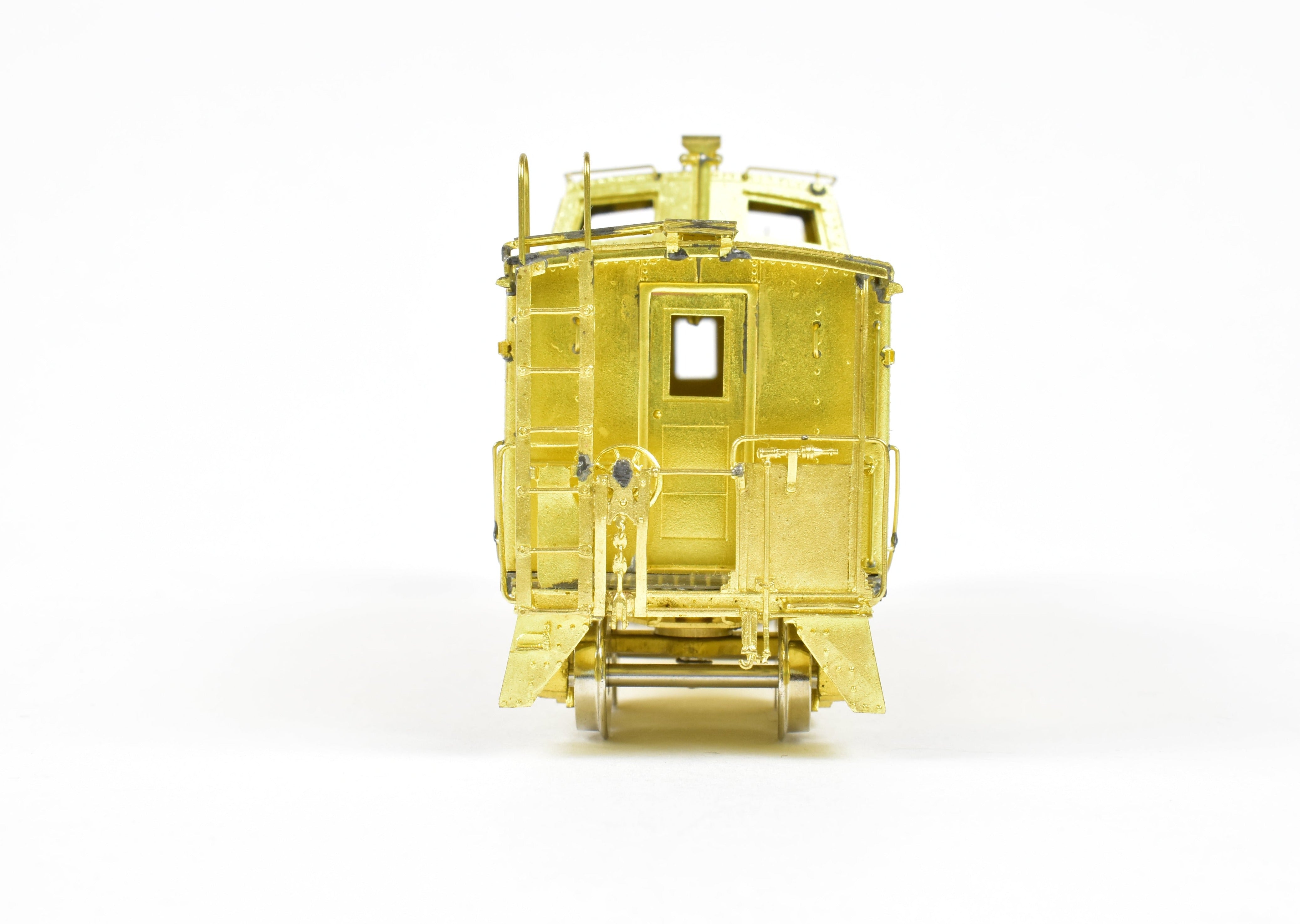 HO Scale Brass Canadian Pacific Steel Streamlined Centered Cupola Caboose Model by Overland Models, Inc. (OMI)