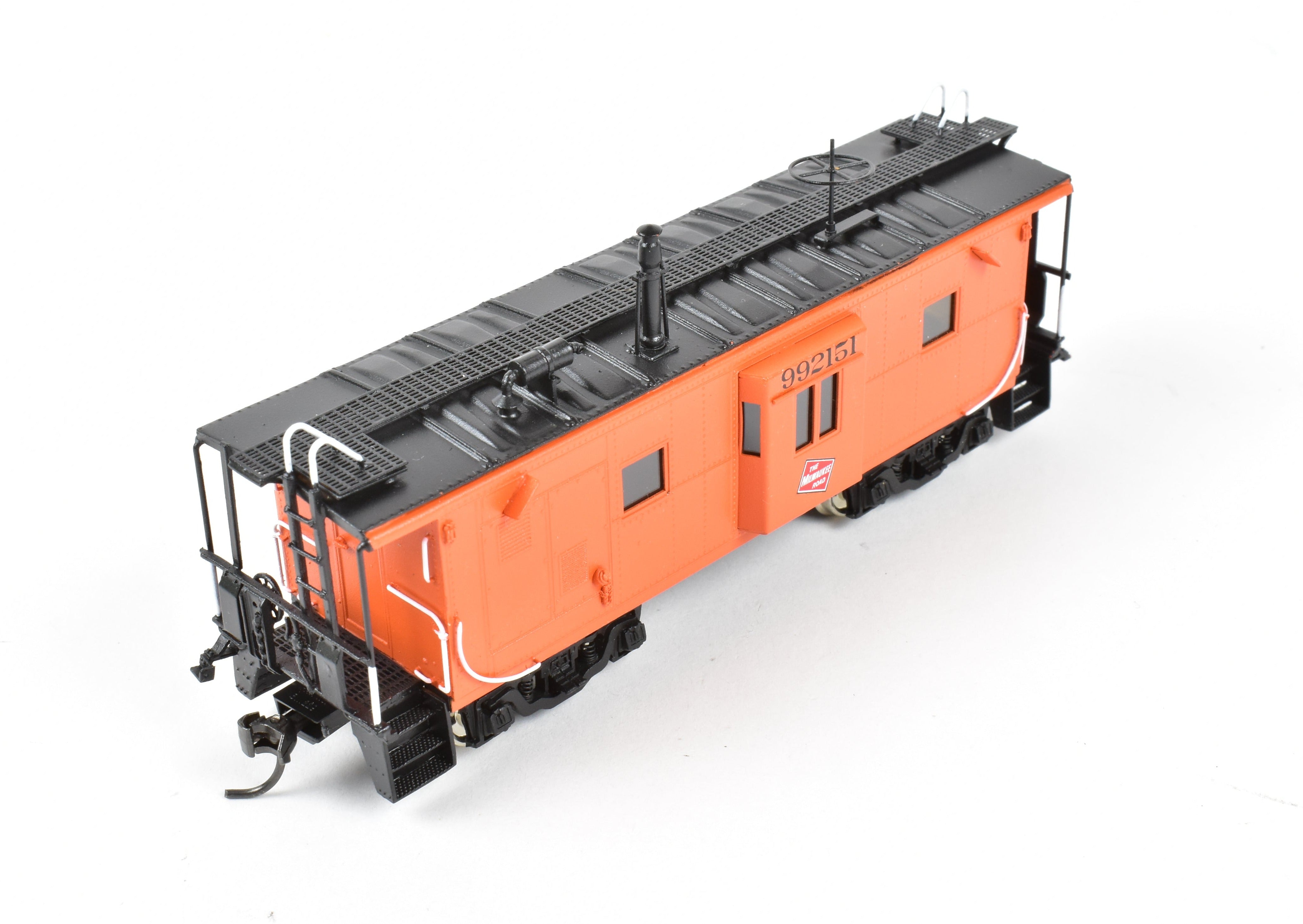 HO Brass OMI - Overland Models MILW Riveted Bay Window Caboose No. 992151
