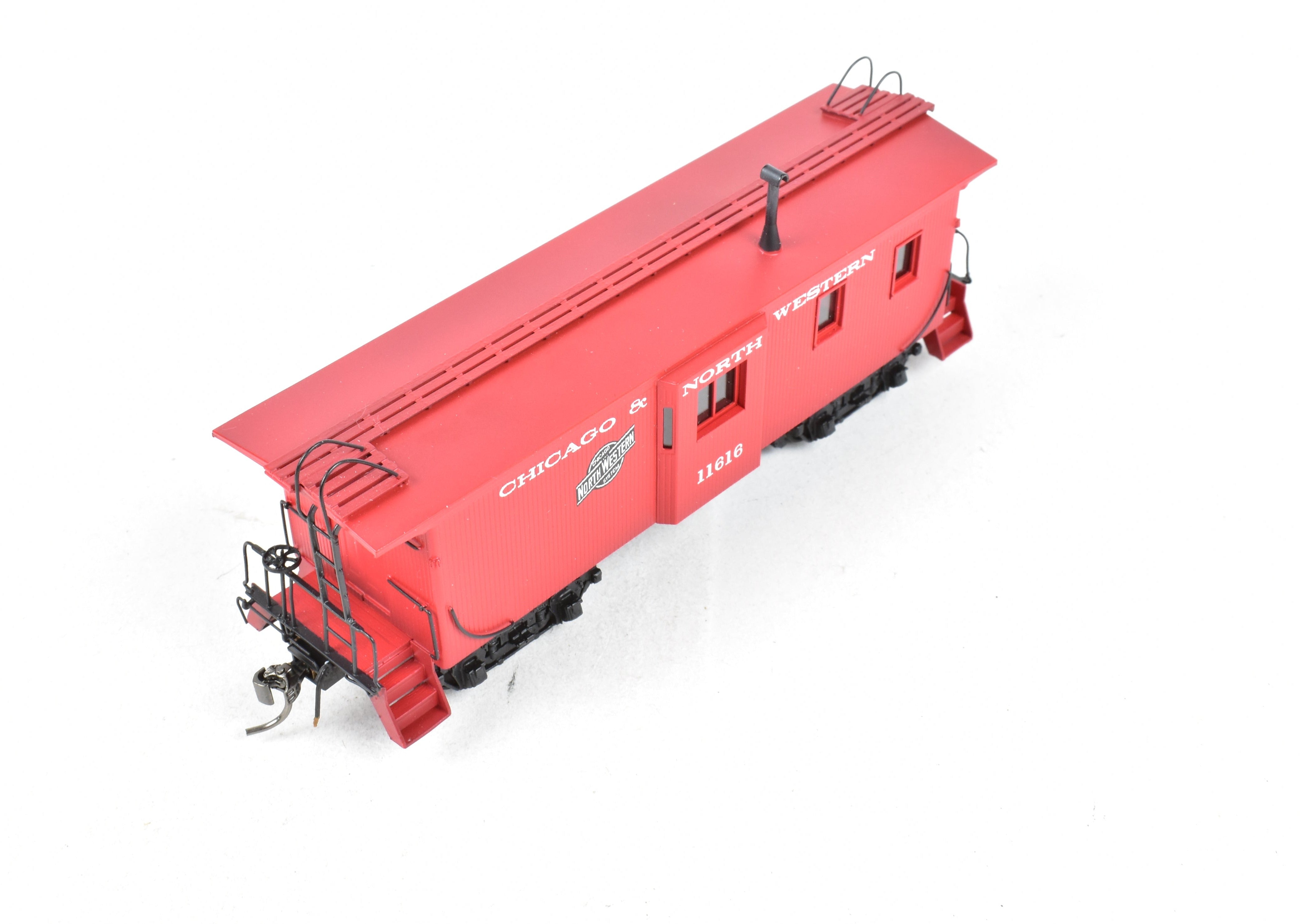 HO Brass DVP Chicago and North Western Bay Window Caboose FP 1996 Model