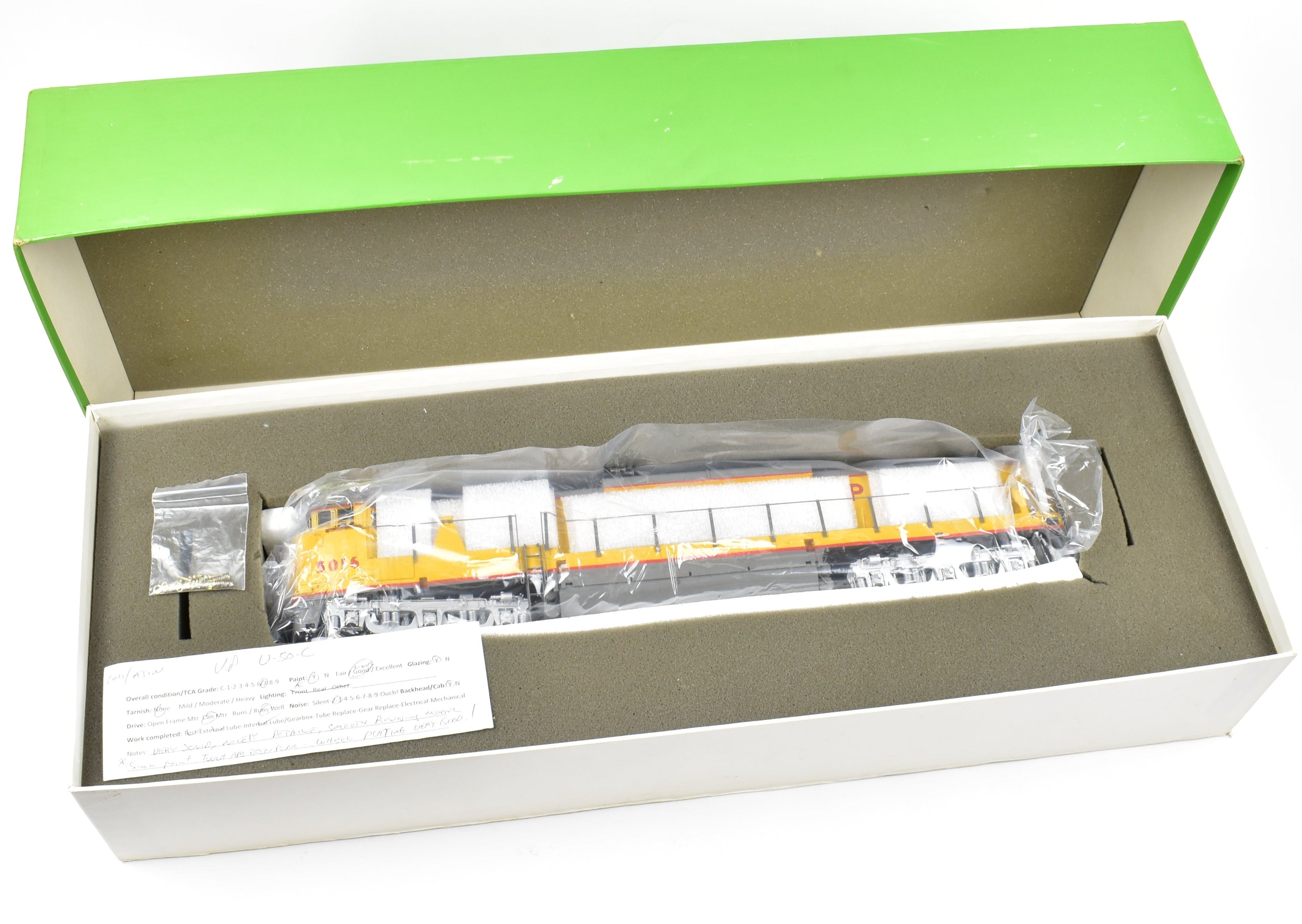 O Scale Brass Union Pacific U50C Locomotive Model - Overland Models, Inc., Professionally Painted No. 5016