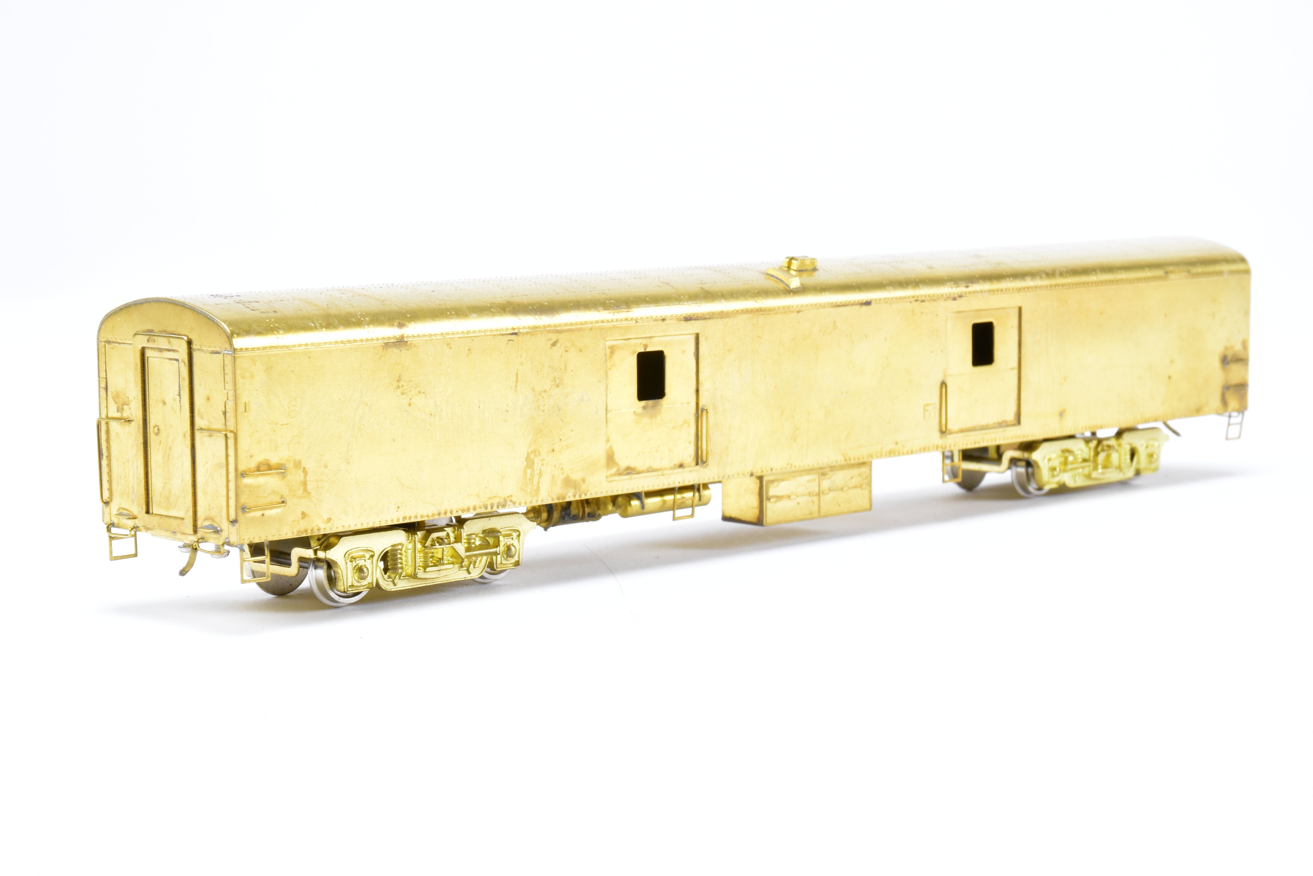 Hi - Country Brass Union Pacific ACF #5664 Baggage Car, Moderate Tarnish