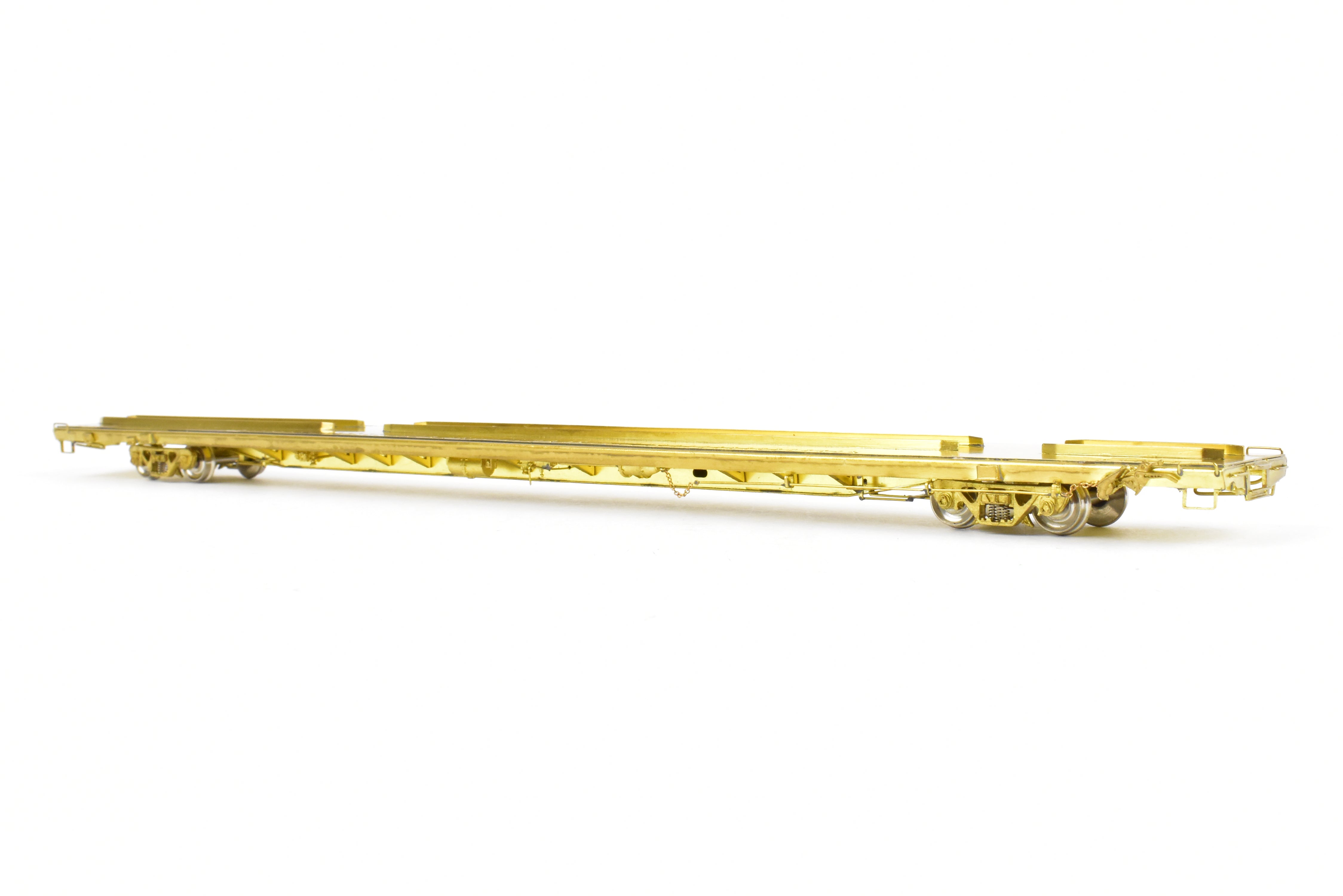 HO Brass OMI TOFC Flat Car 89'-4 Twin 45' from Overland Models