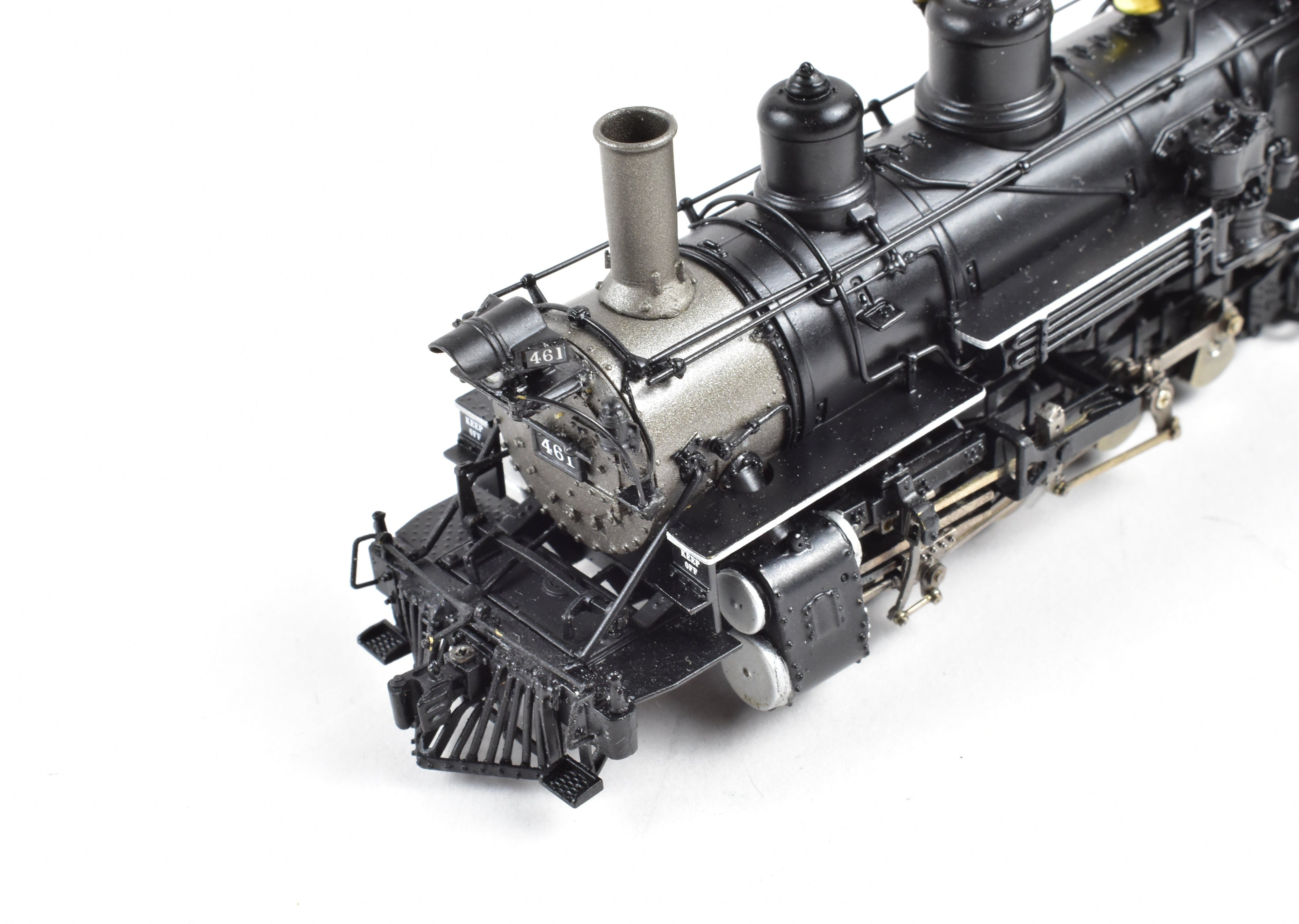 HOn3 Scale Brass Hybrid Model Train - Mountain Model Imports D&RGW (Denver & Rio Grande Western) K - 27 2 - 8 - 2 Locomotive #461 FP