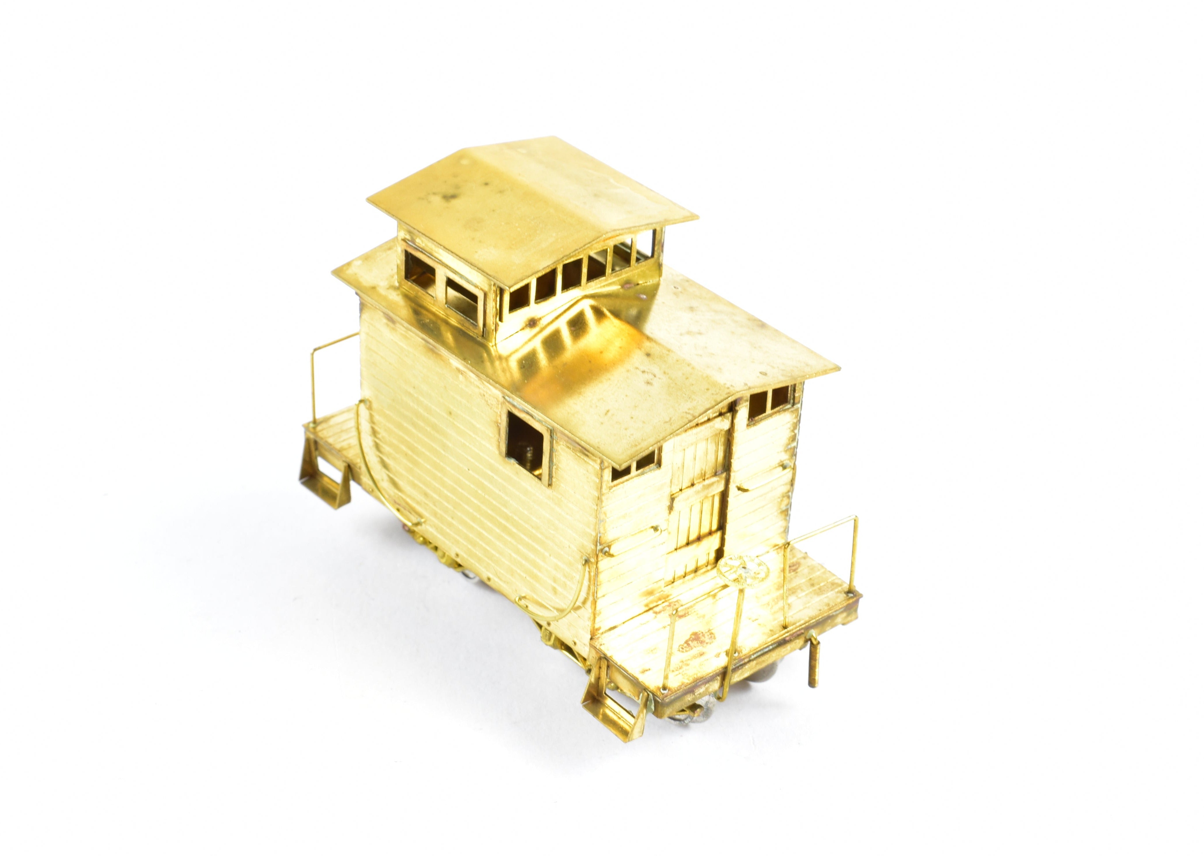 HOn3 Scale Brass Model Train Westside Lumber Co. Short Caboose No. 7 by Westside Model Co.