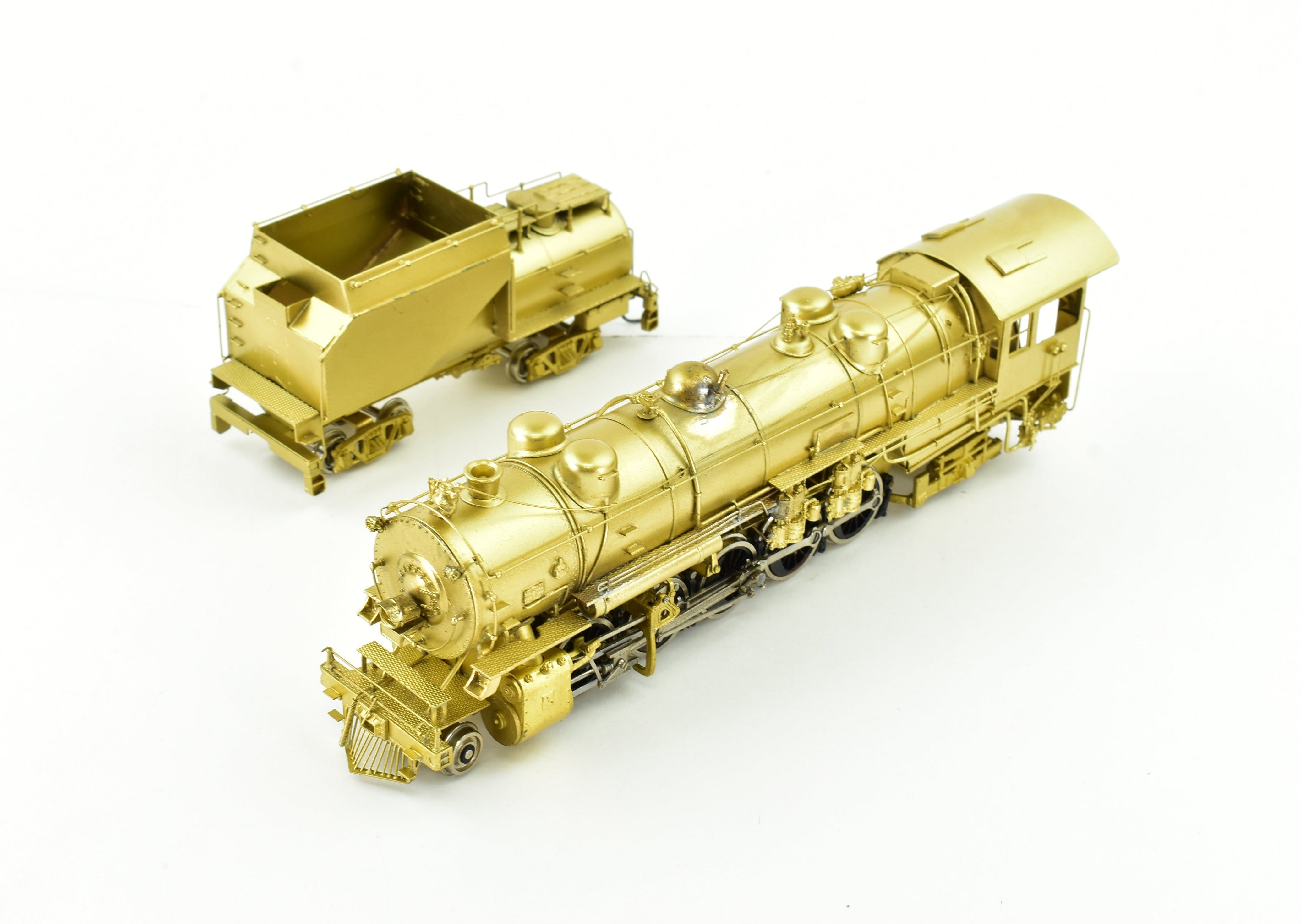 HO Scale Brass ALCO Model Erie Railroad R - 1 2 - 10 - 0 Santa Fe Steam Locomotive Model