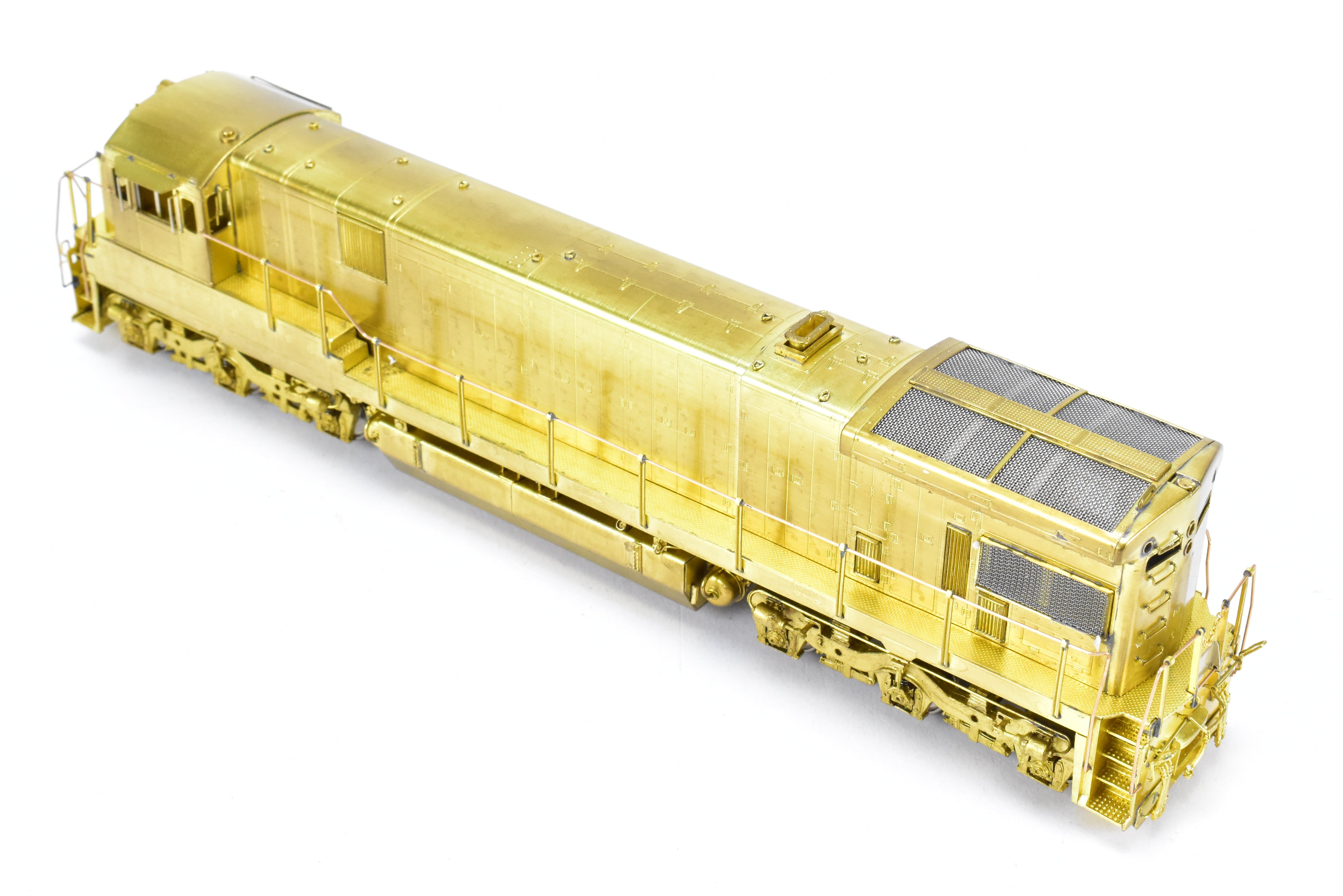 HO Scale Brass Model Train - Overland Models Inc. GE C30 - 7 4 - Window Cab Locomotive without Anti - Climber for Various Railroads