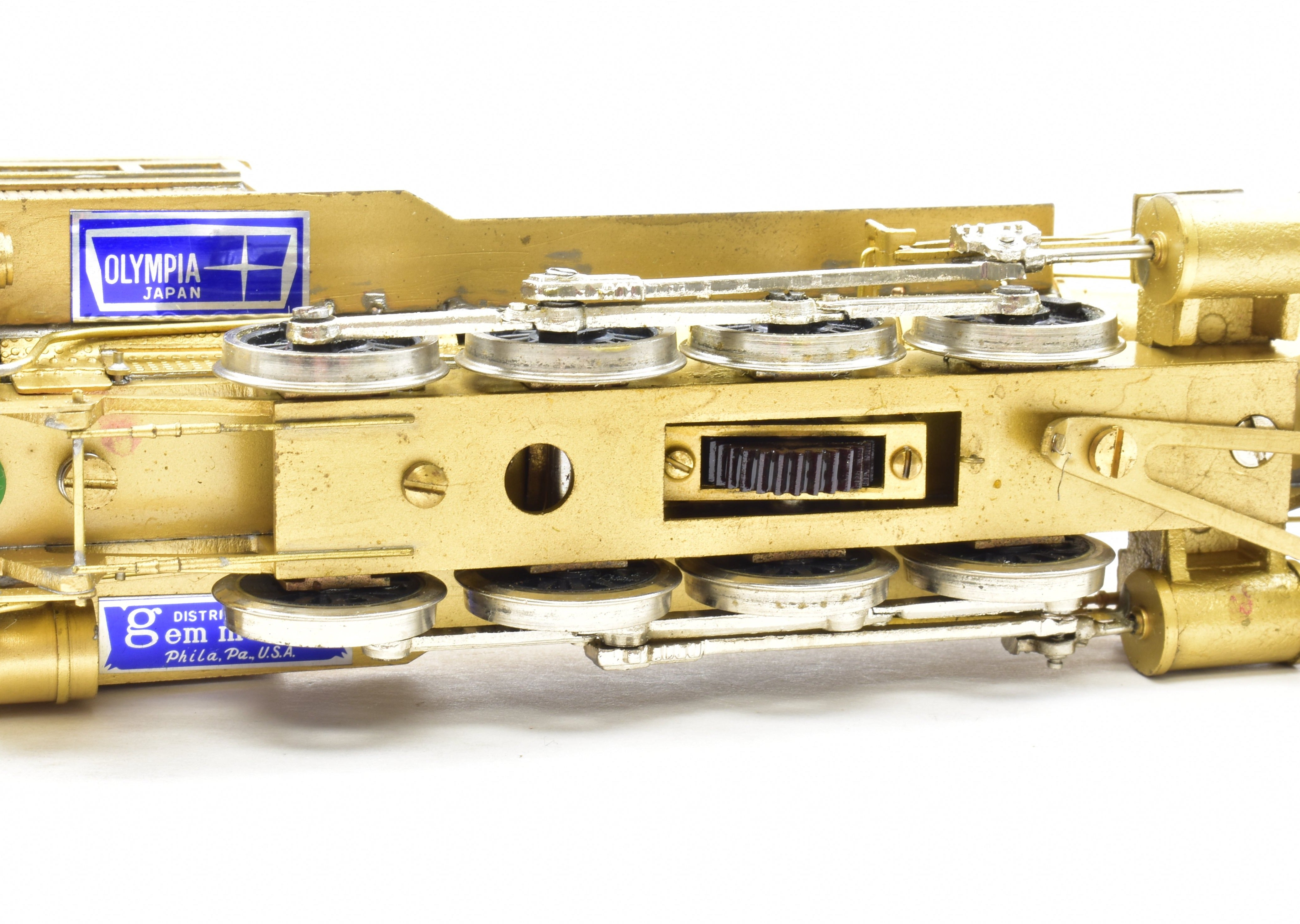 High - Quality HO Scale Brass Gem Models Northern Pacific F - 1 2 - 8 - 0 Steam Locomotive Model
