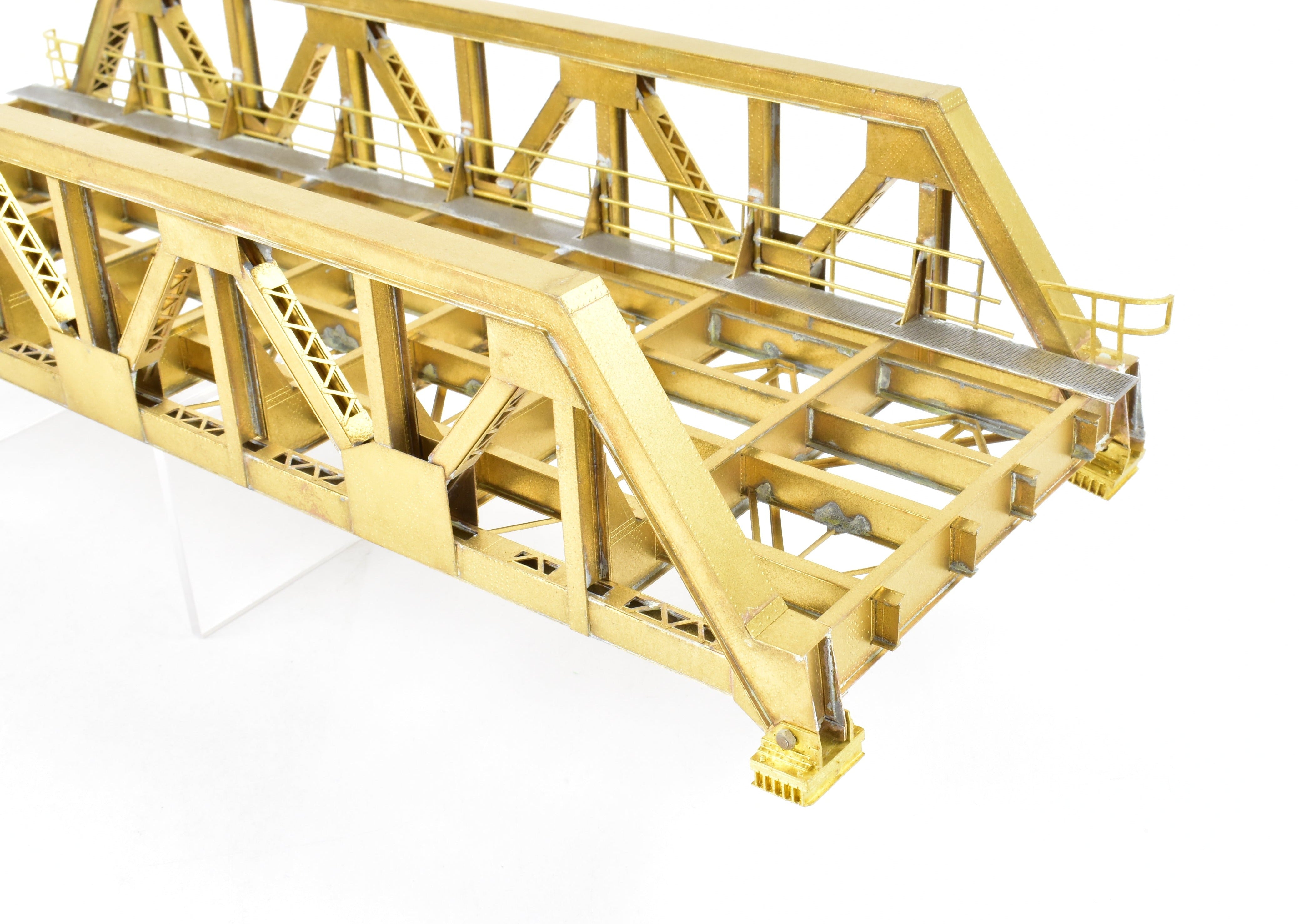 HO Brass OMI Pony Truss Thru 93' 2-Track Bridge by Overland Models