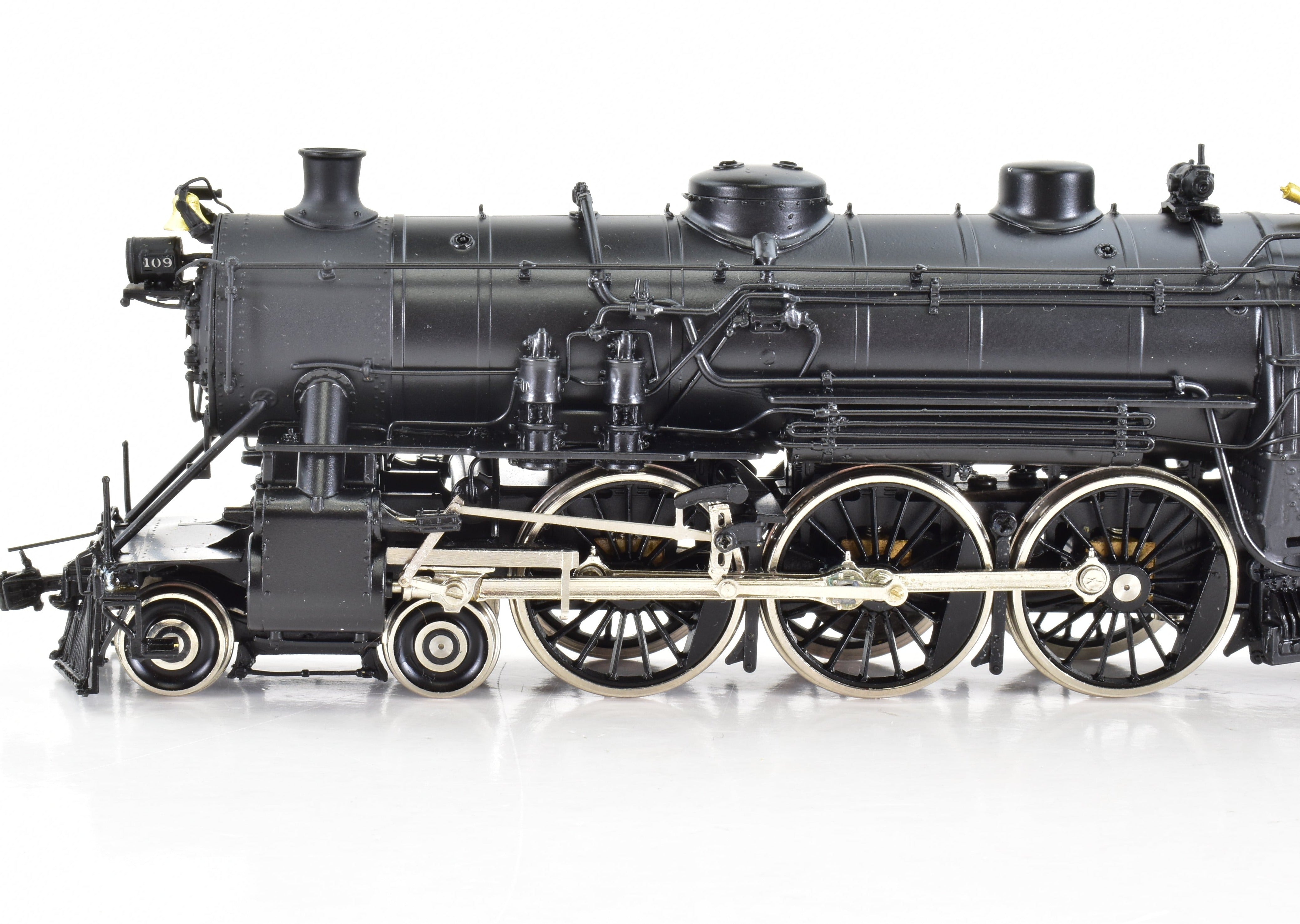 HO Scale Brass Model Train - Overland Models Reading G1Sa 4-6-2 FP Steam Locomotive No. 109