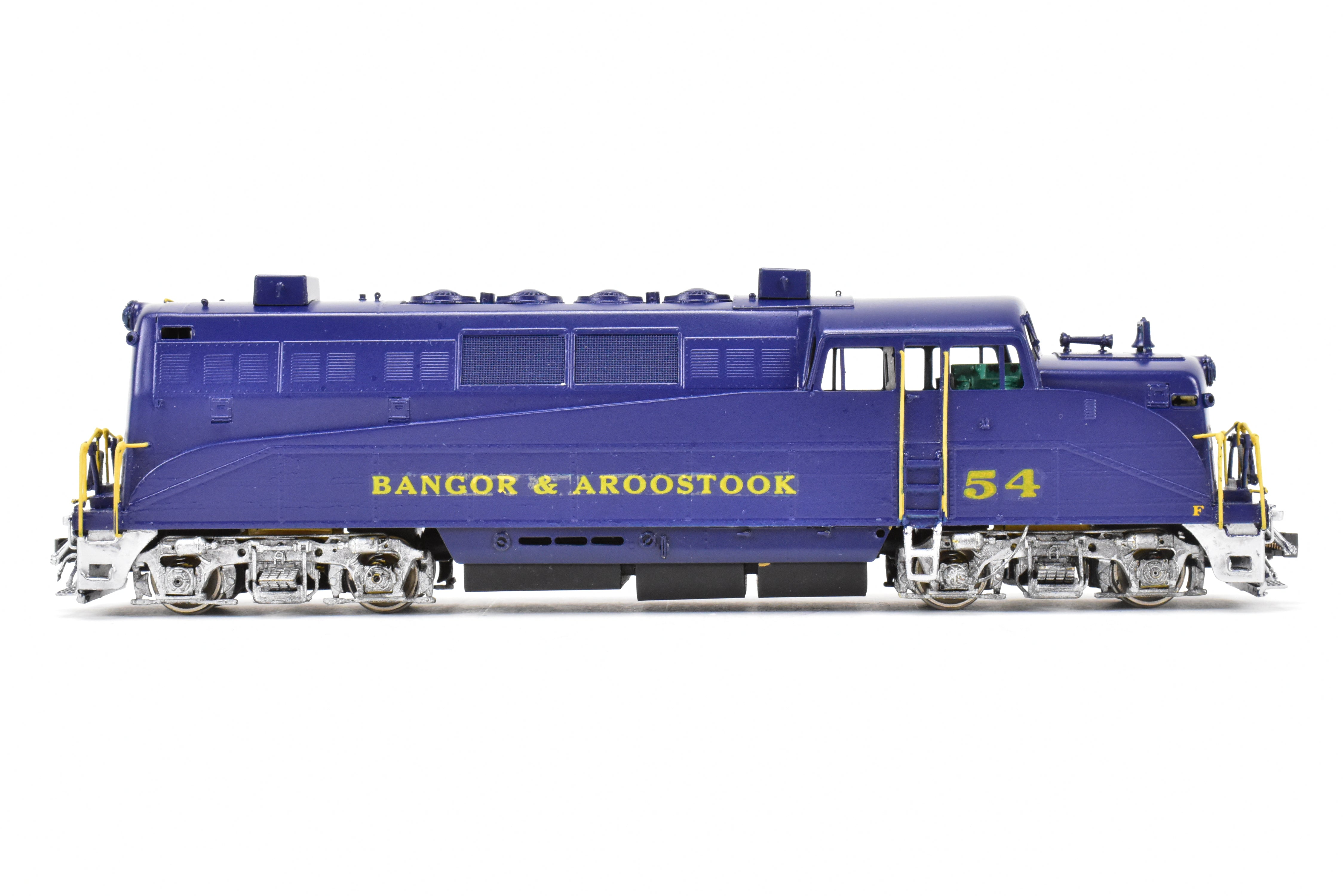 HO Brass OMI - Overland Models Inc. Bangor and Aroostook EMD BL - 2 Type B #54 with Blue Paint