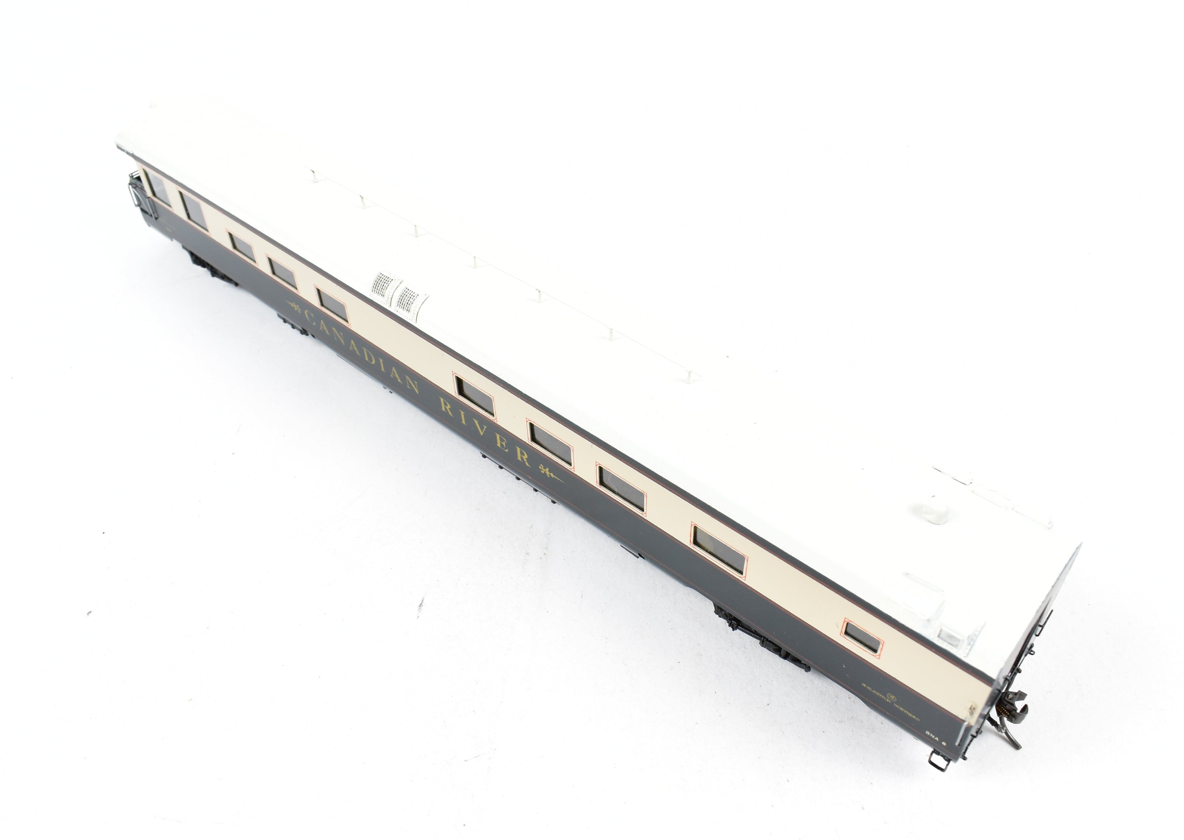 HO Scale Brass Burlington Northern 'Canadian River' Pro - Painted Business Car by W&R Enterprises