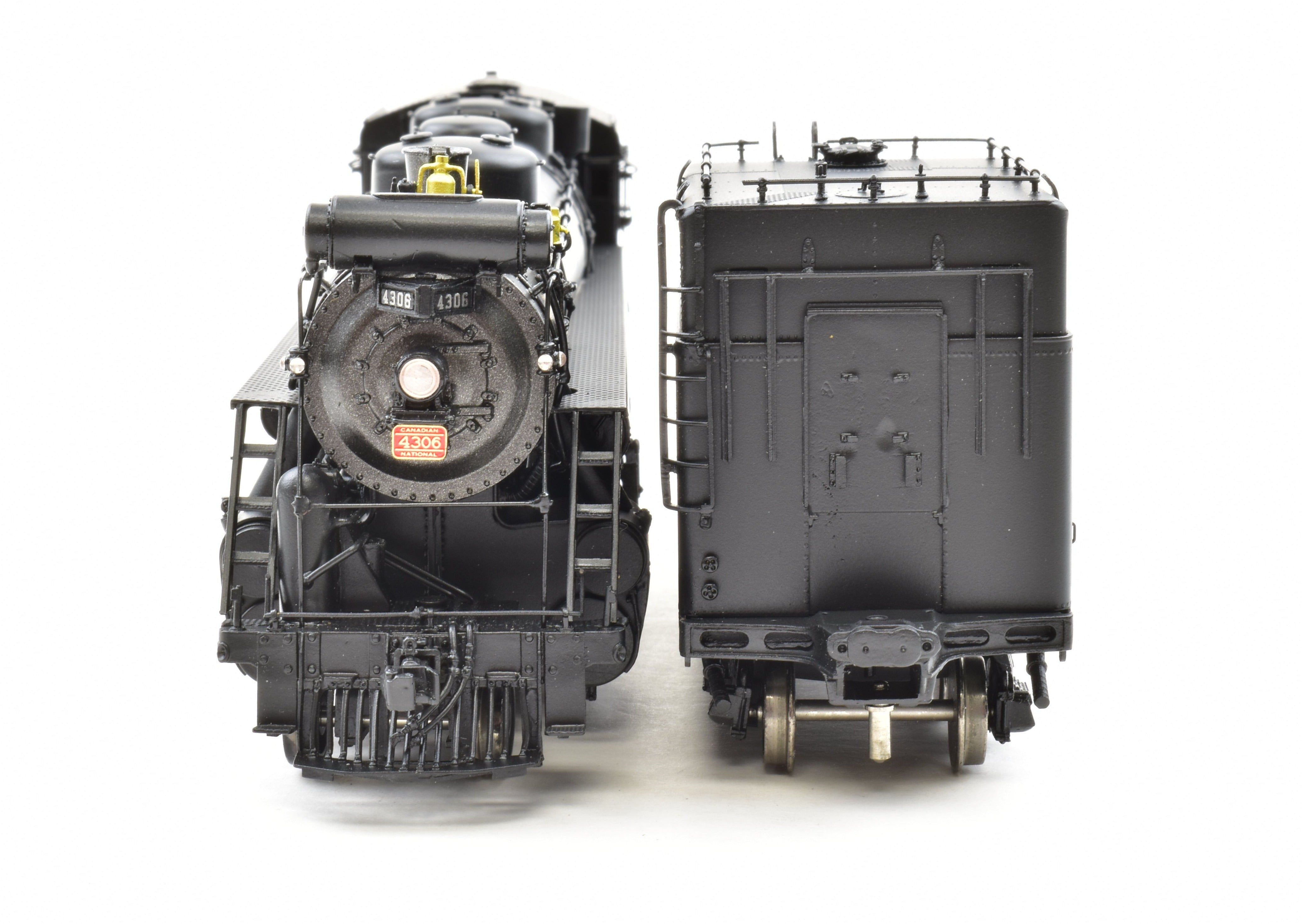 HO Scale Brass Model Train - Overland Models CNR Canadian National Railway T4a 2-10-2 Factory Painted Locomotive No. 4306