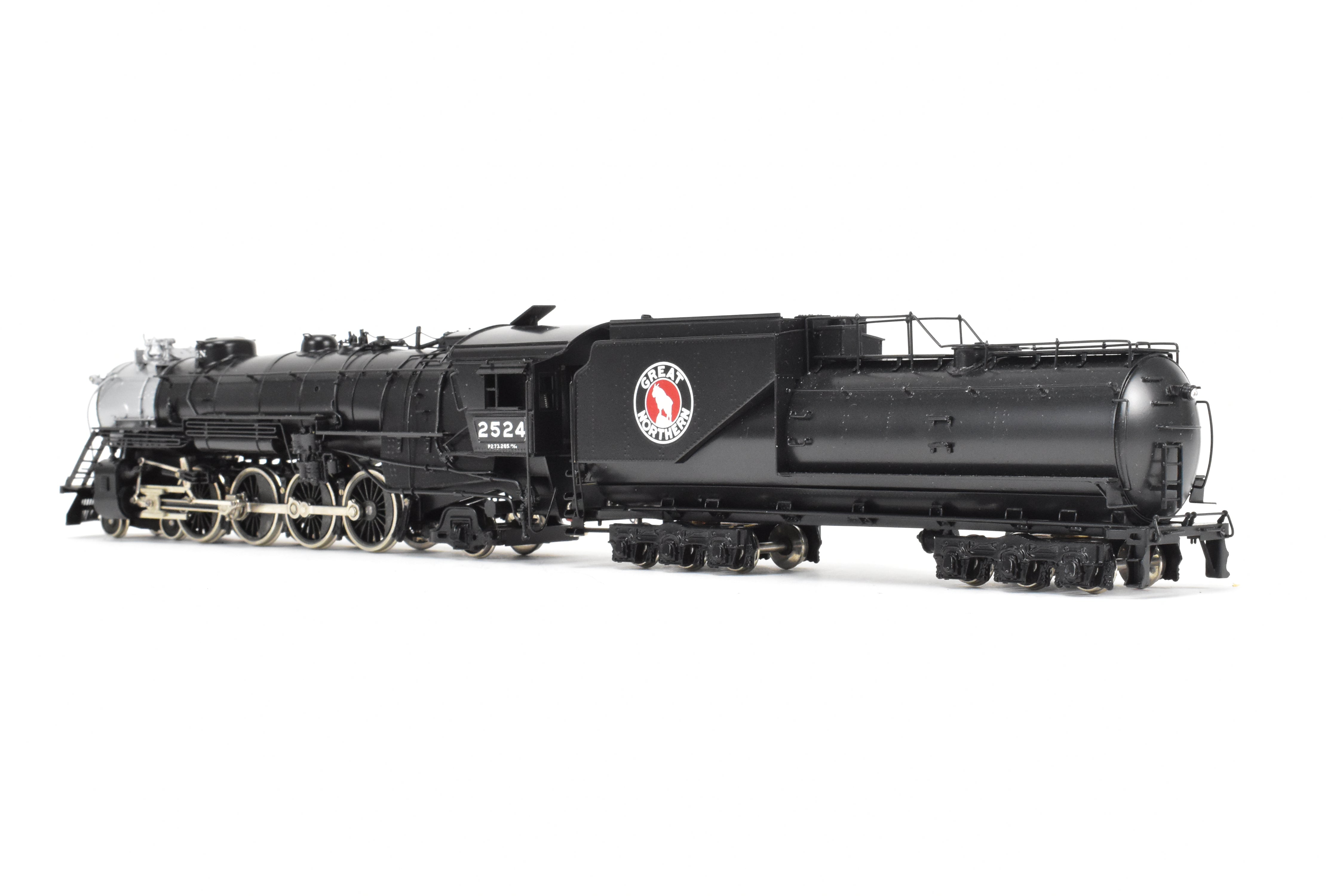 HO Brass Tenshodo Great Northern 4-8-2 Class P-2 Factory Painted Crown #2524, 1974 Run